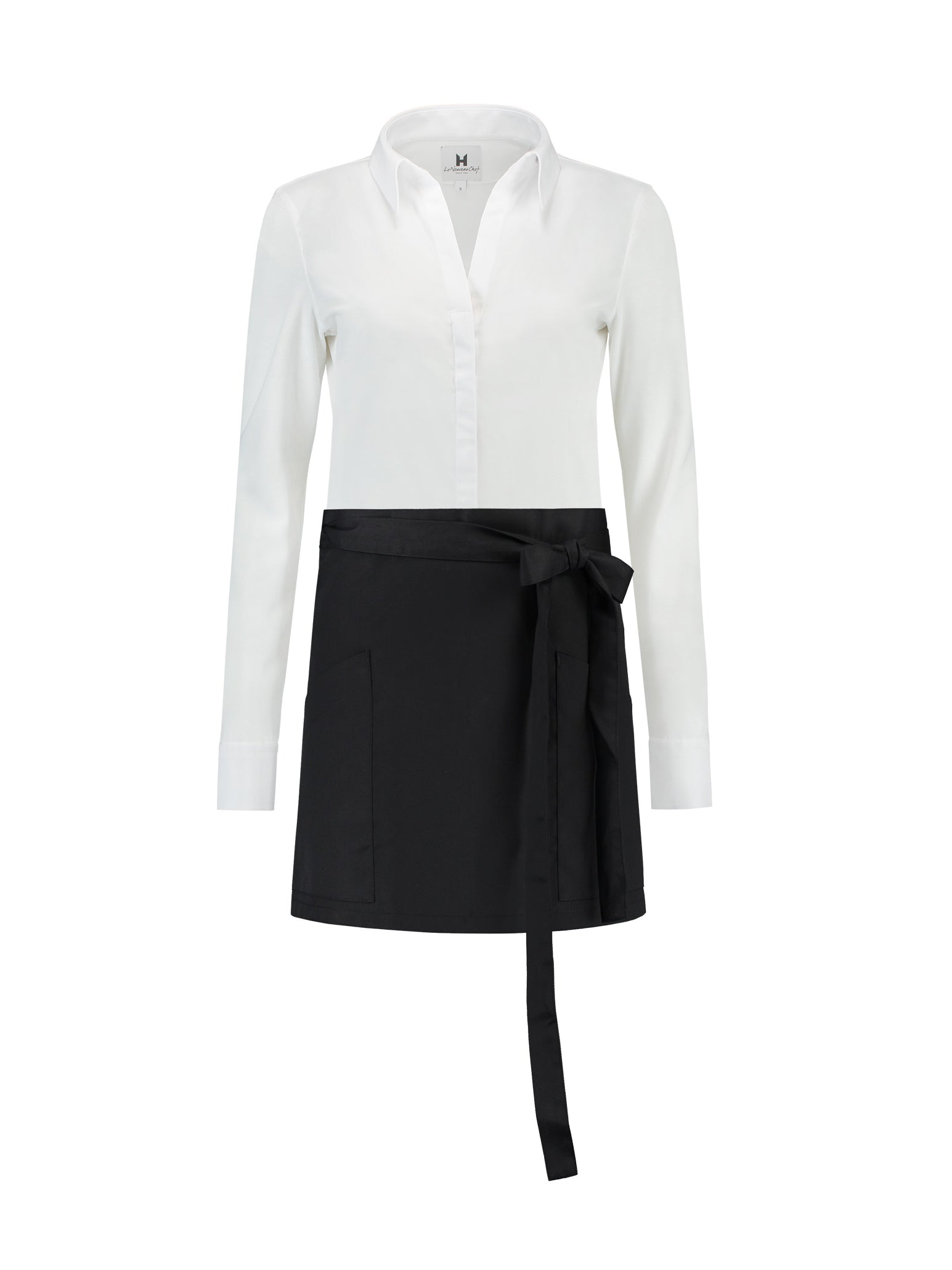 Apron Bistro Black by Le Nouveau Chef - ChefsCotton
