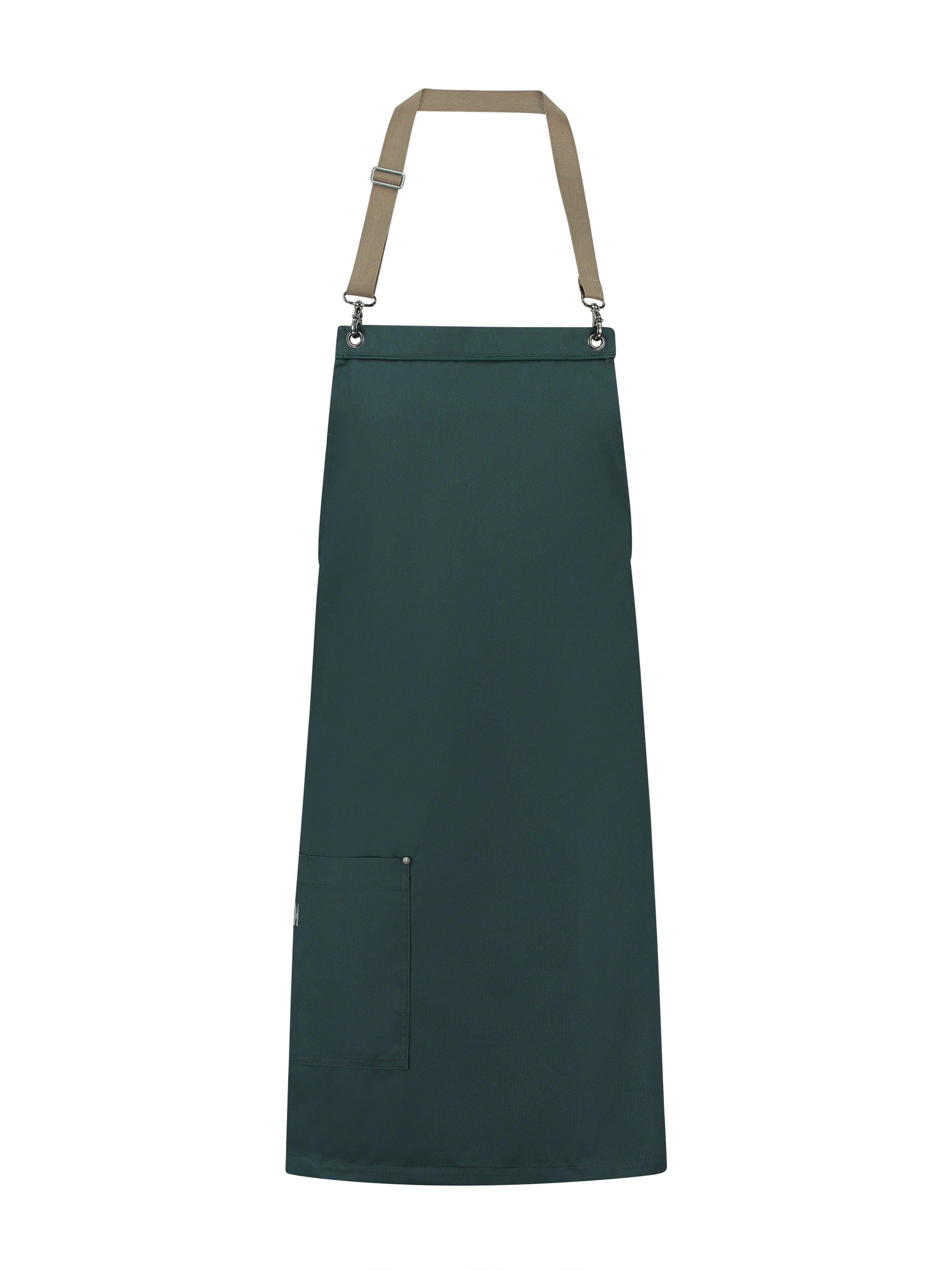 Bib Apron Davos Petrol by Le Nouveau Chef - ChefsCotton