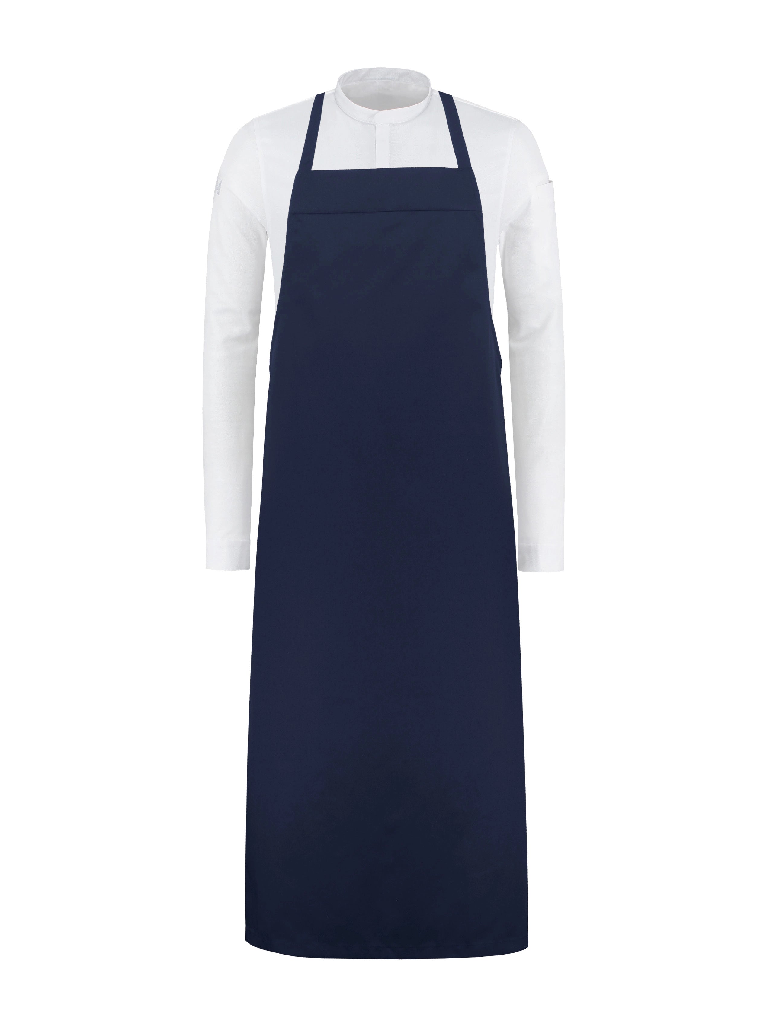 Bib Apron Denver Navy by Le Nouveau Chef - ChefsCotton