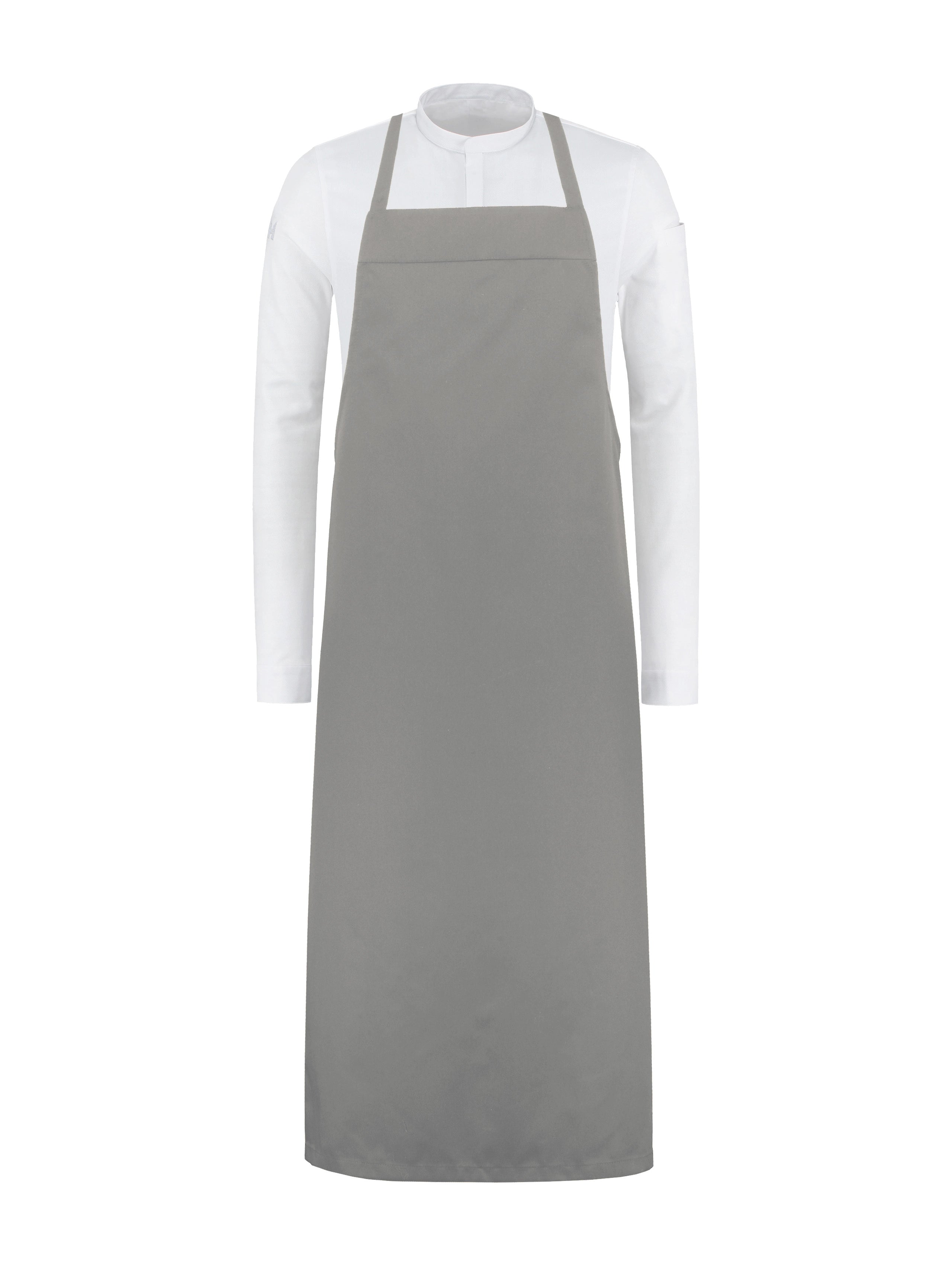 Bib Apron Denver Slate Grey by Le Nouveau Chef - ChefsCotton