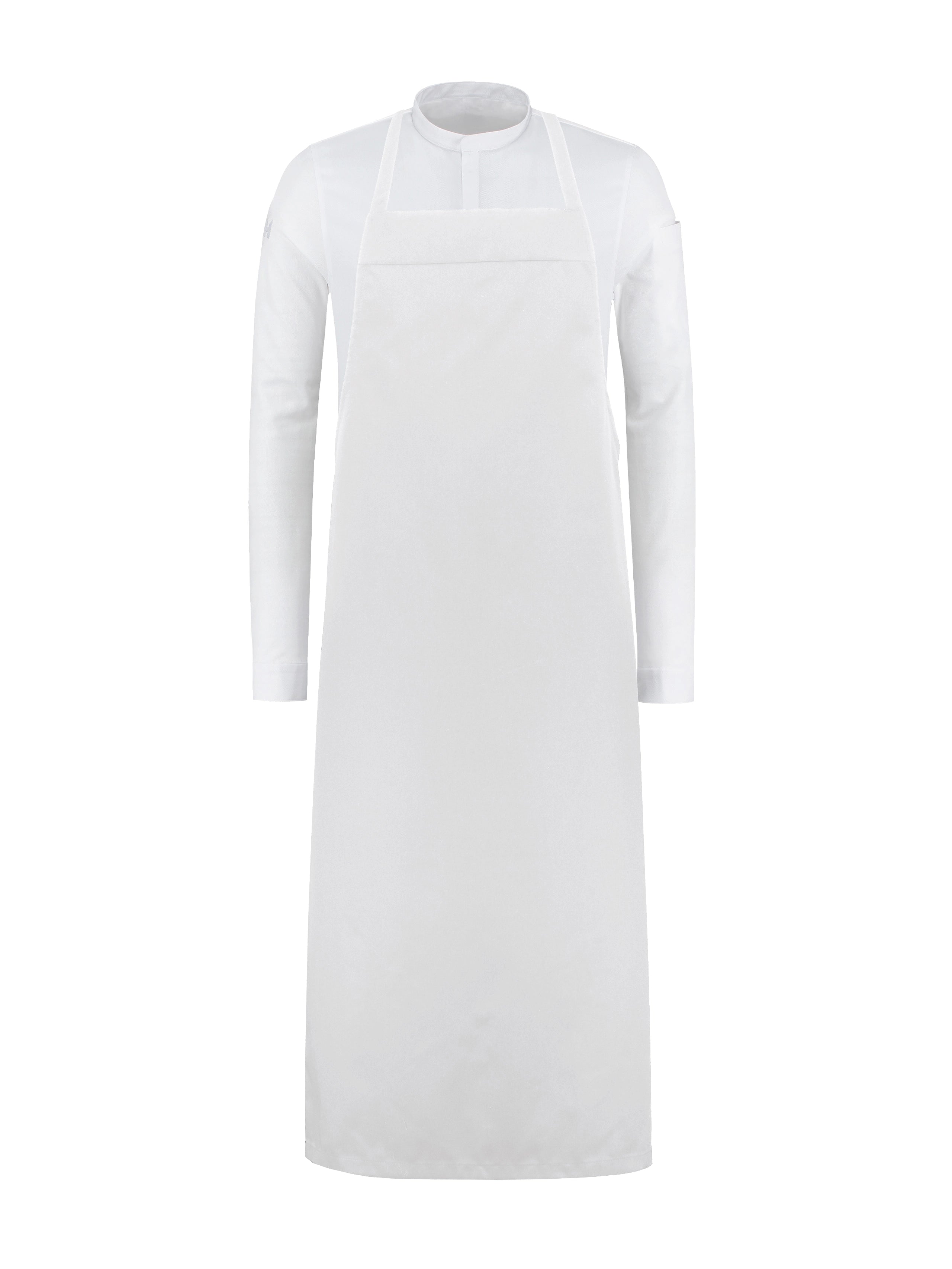 Bib Apron Denver White by Le Nouveau Chef - ChefsCotton