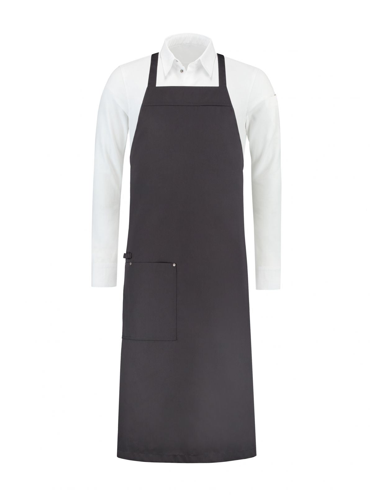 Bib Apron Erik Black by Le Nouveau Chef - ChefsCotton