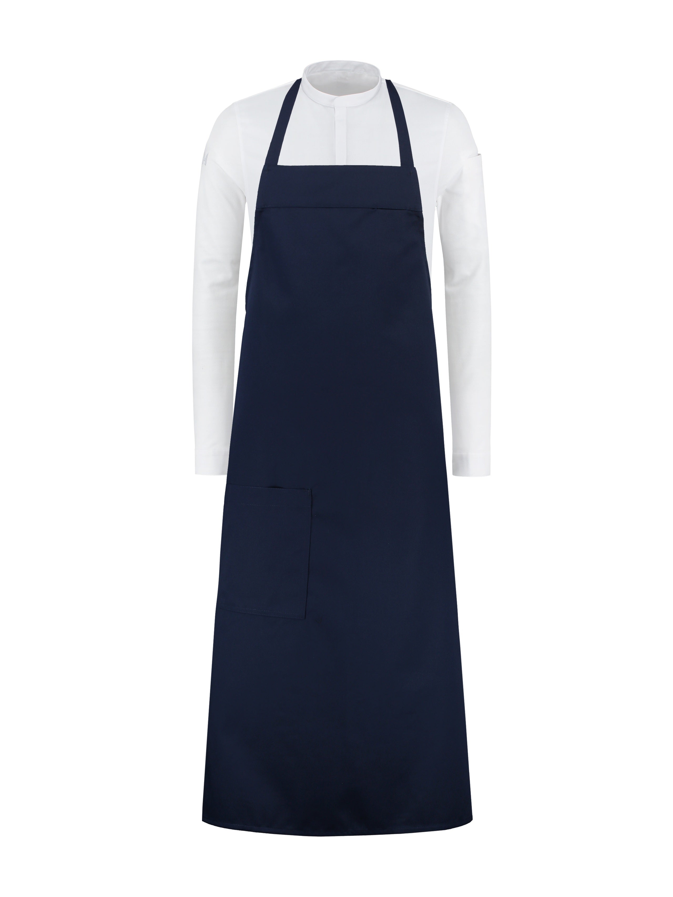 Bib Apron Peter Navy by Le Nouveau Chef - ChefsCotton