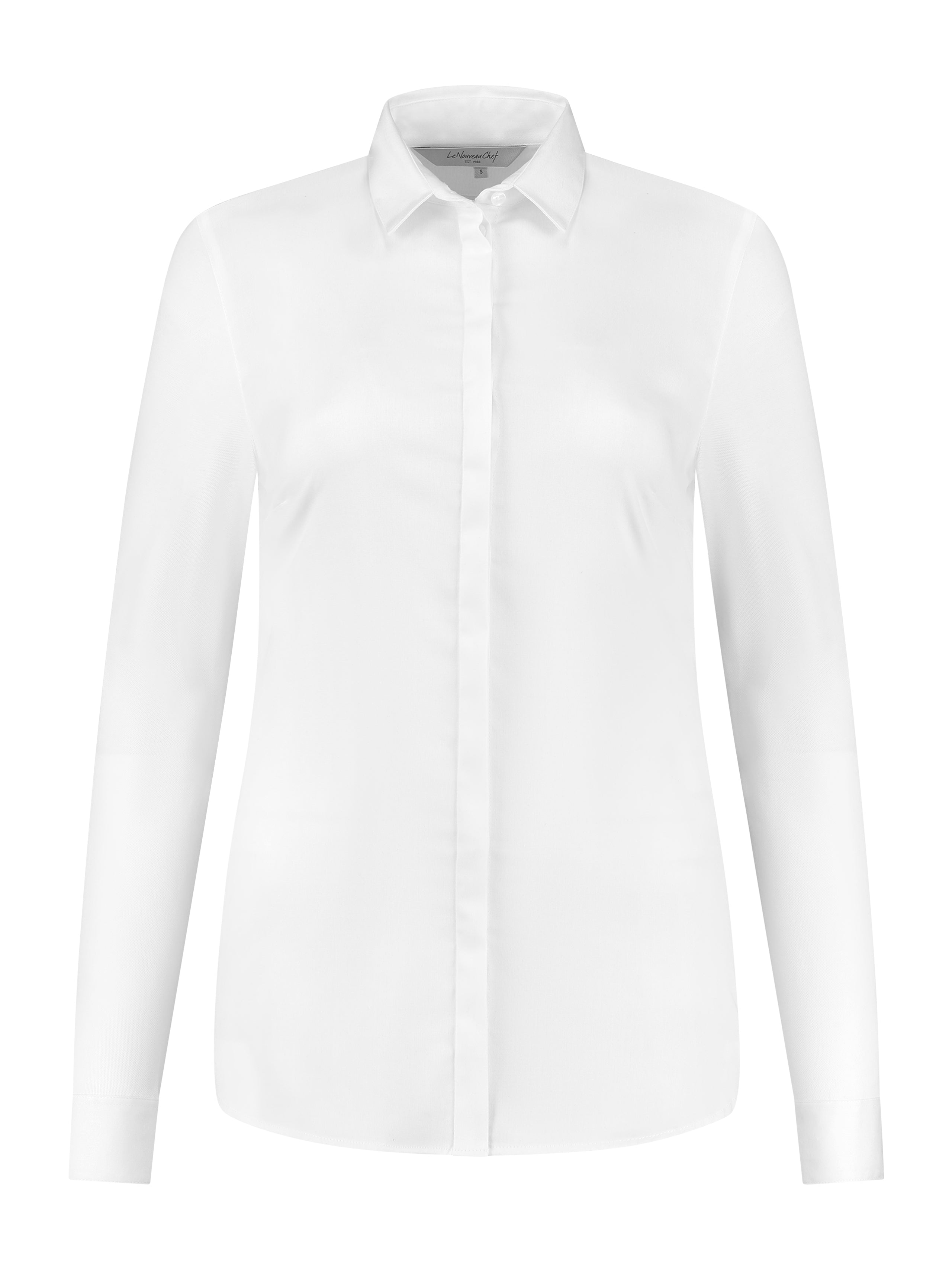 Blouse Demy White by Le Nouveau Chef - ChefsCotton