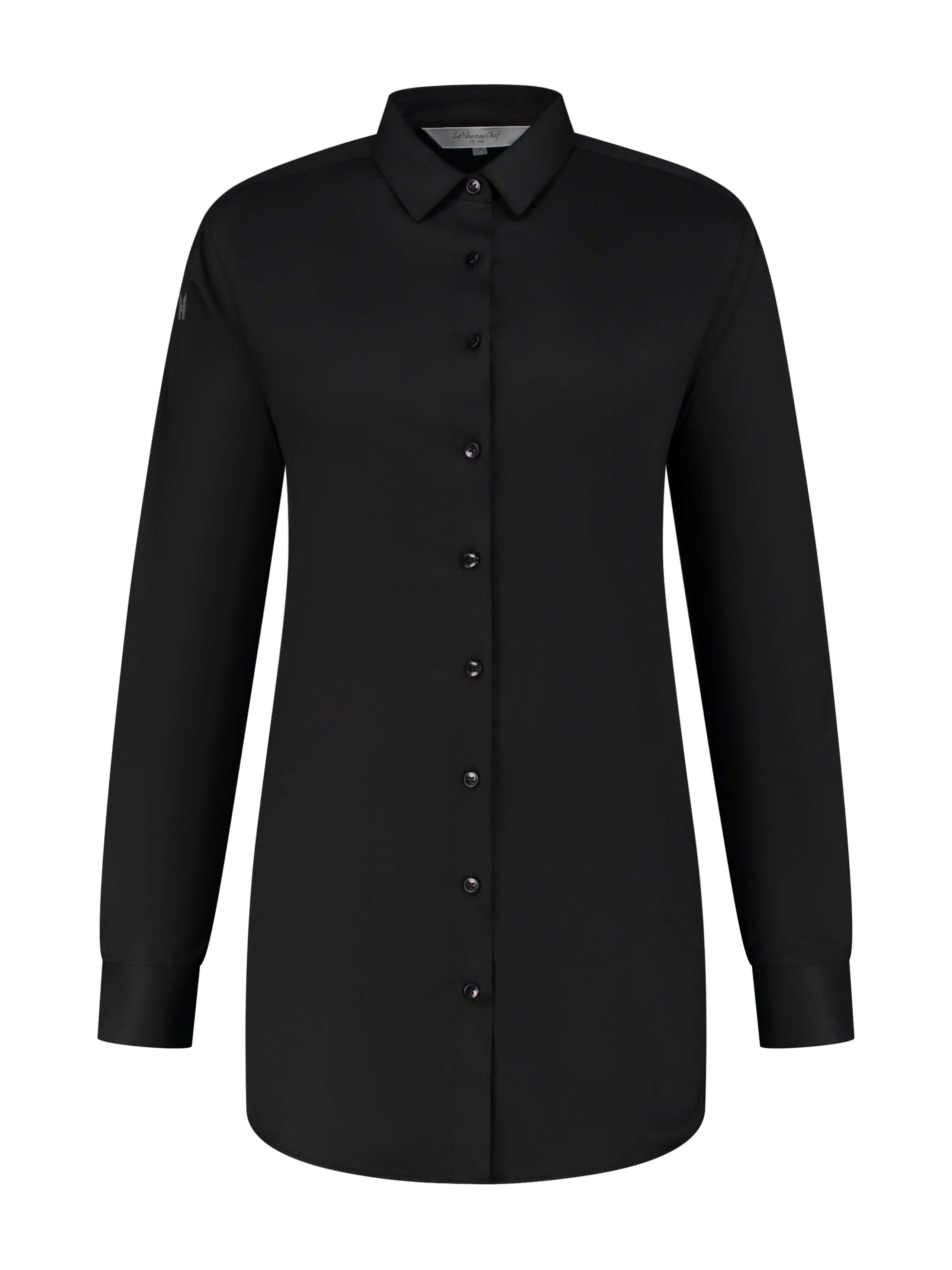 Blouse Louise Black by Le Nouveau Chef - ChefsCotton