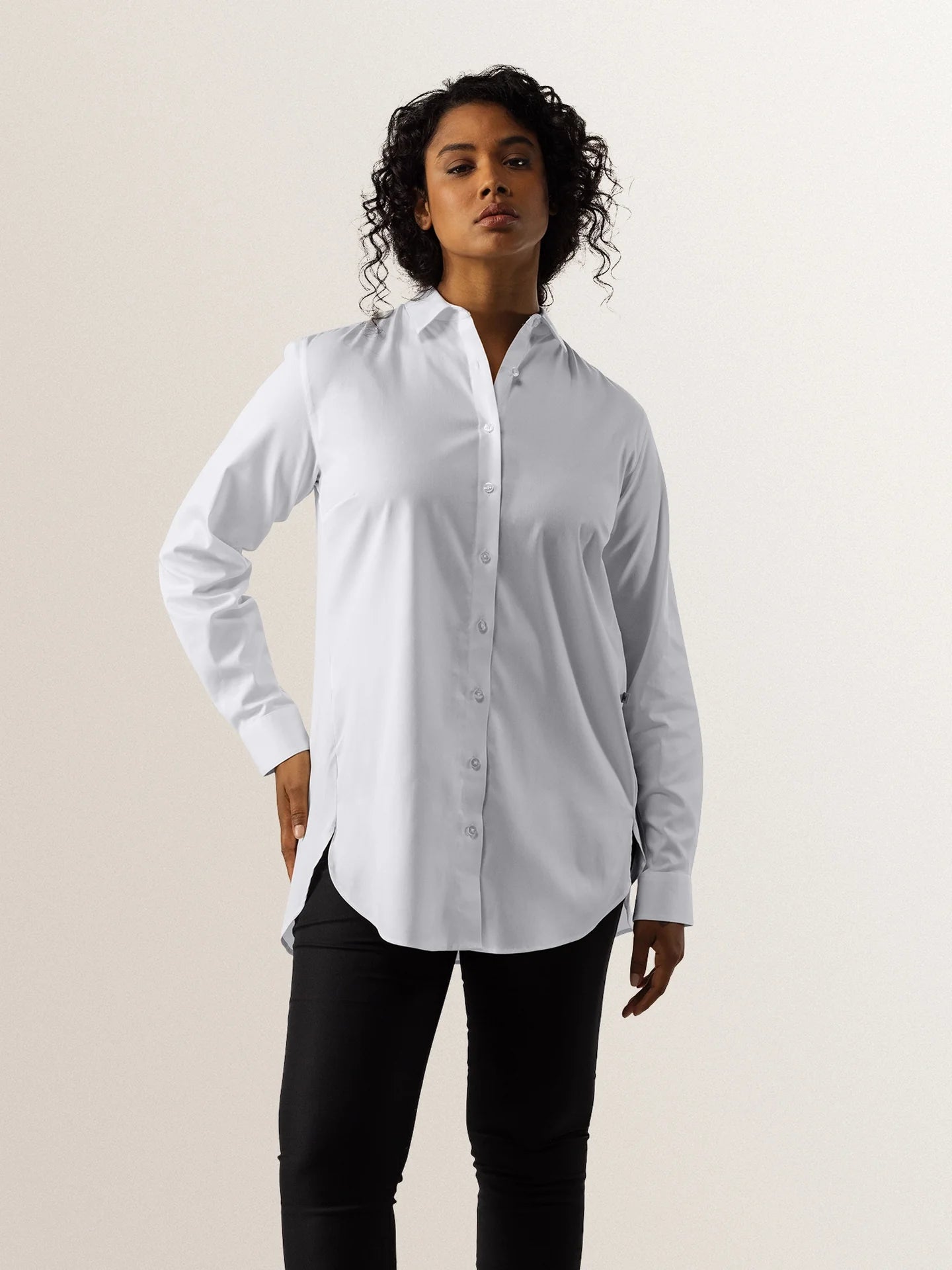 Blouse Louise White by Le Nouveau Chef - ChefsCotton