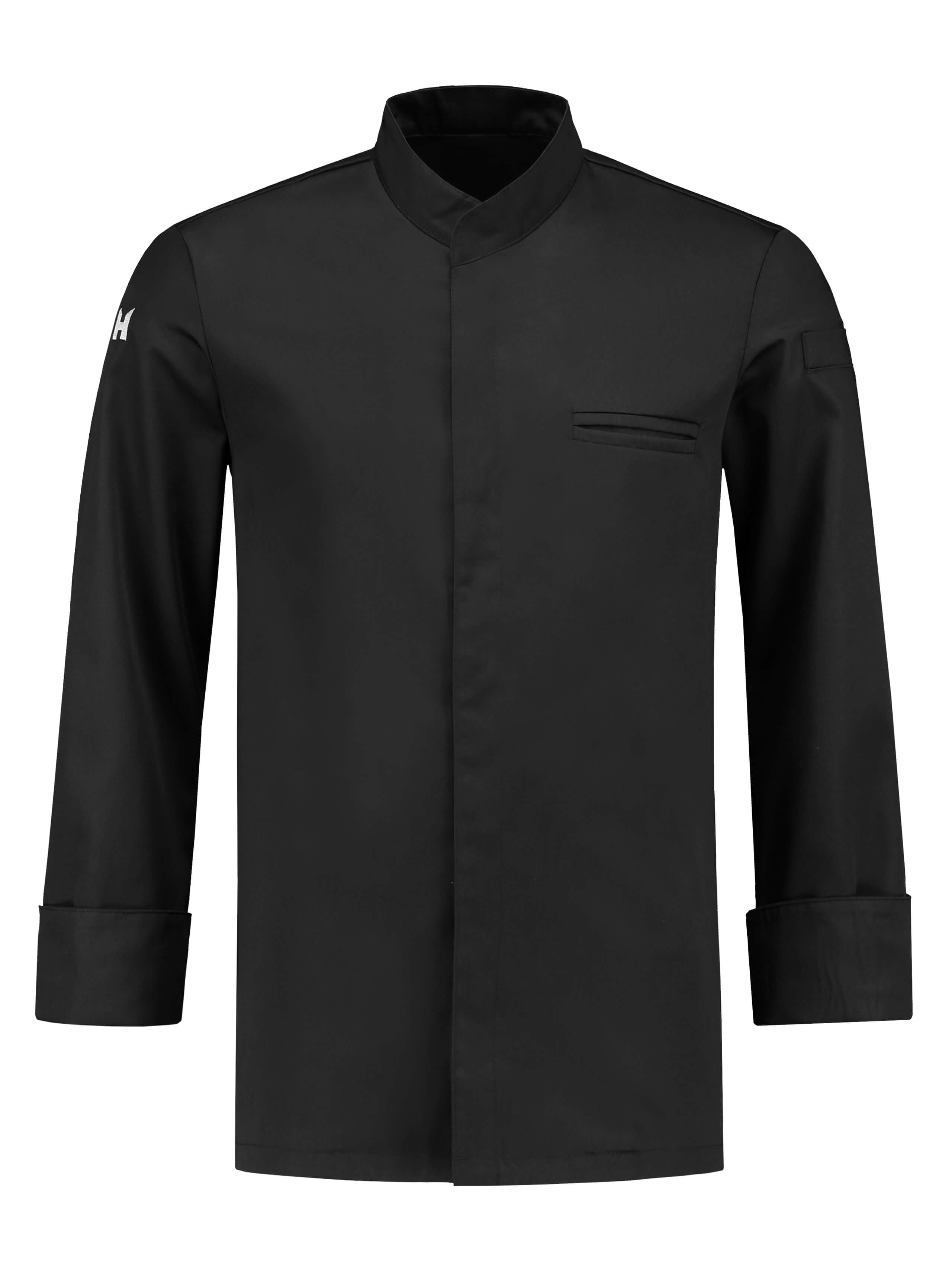Chef Jacket Alain Black by Le Nouveau Chef - ChefsCotton