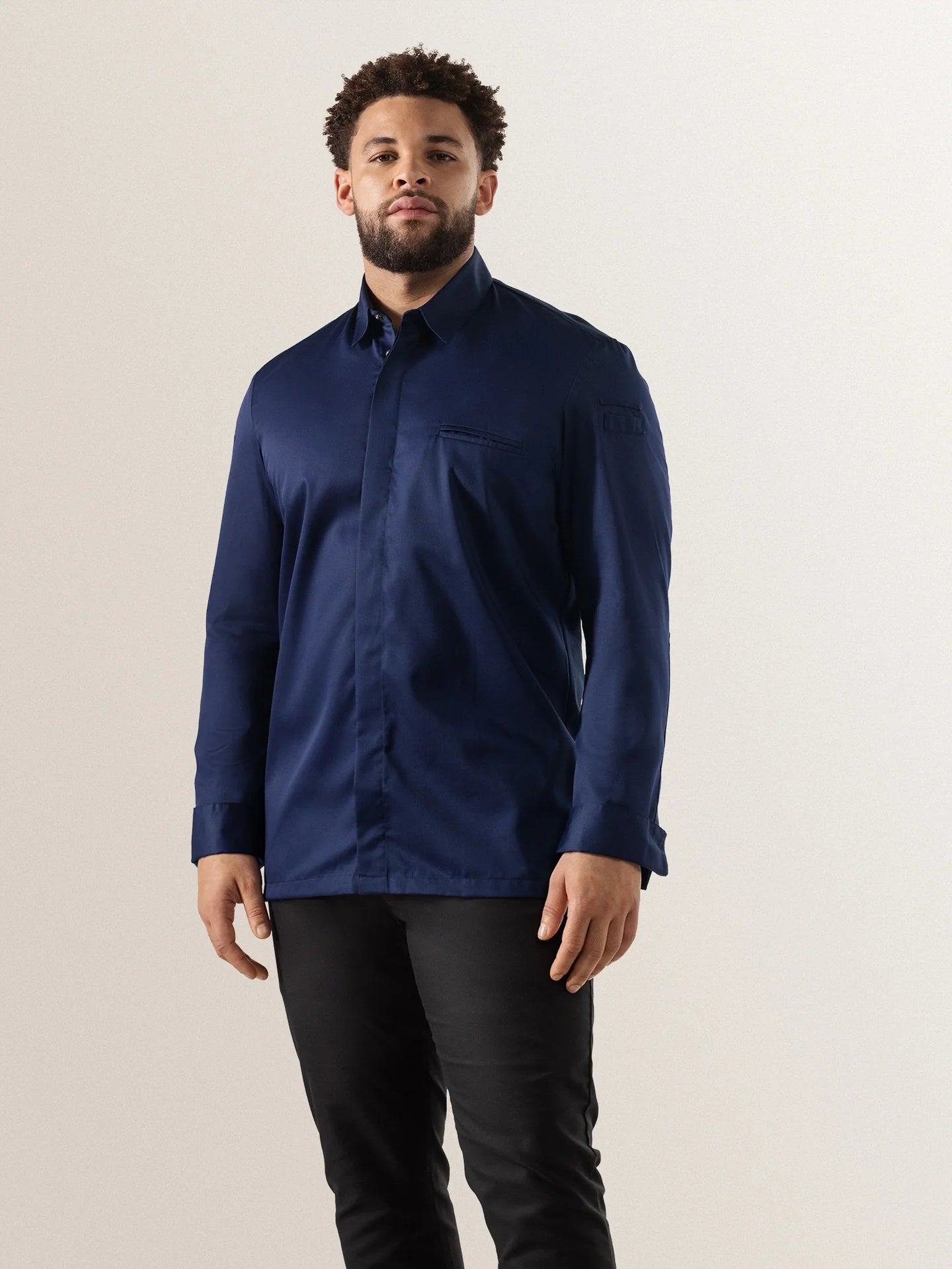 Chef Jacket Angelo Patriot Blue by Le Nouveau Chef - ChefsCotton