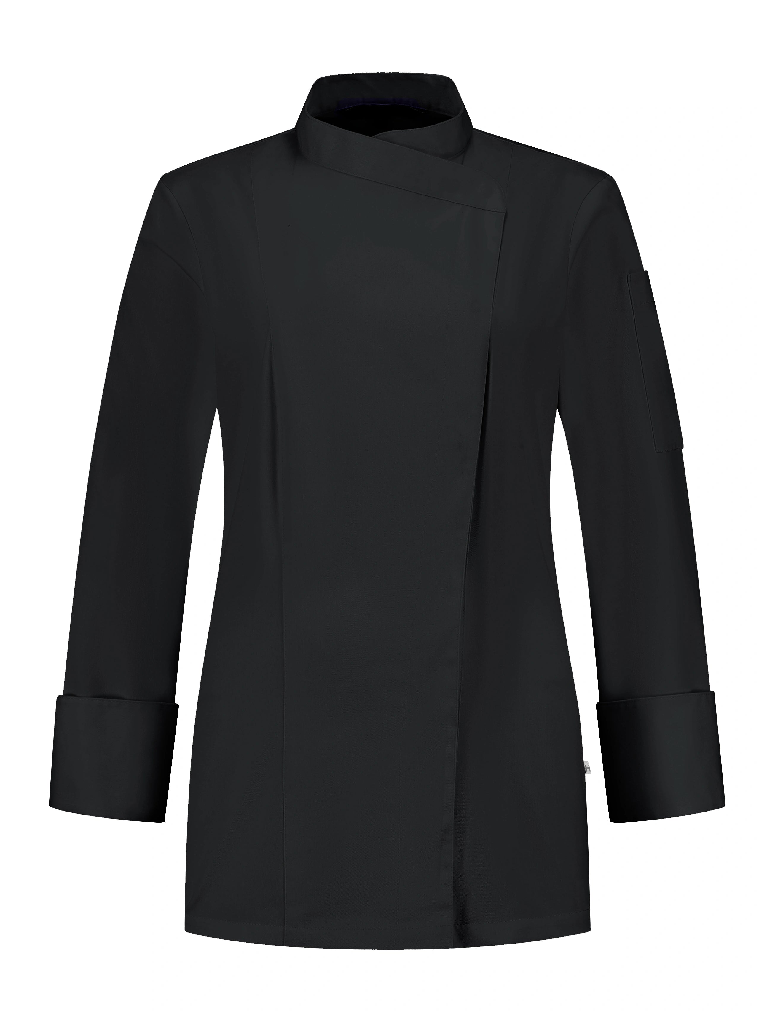 Chef Jacket Arlette Black by Le Nouveau Chef - ChefsCotton