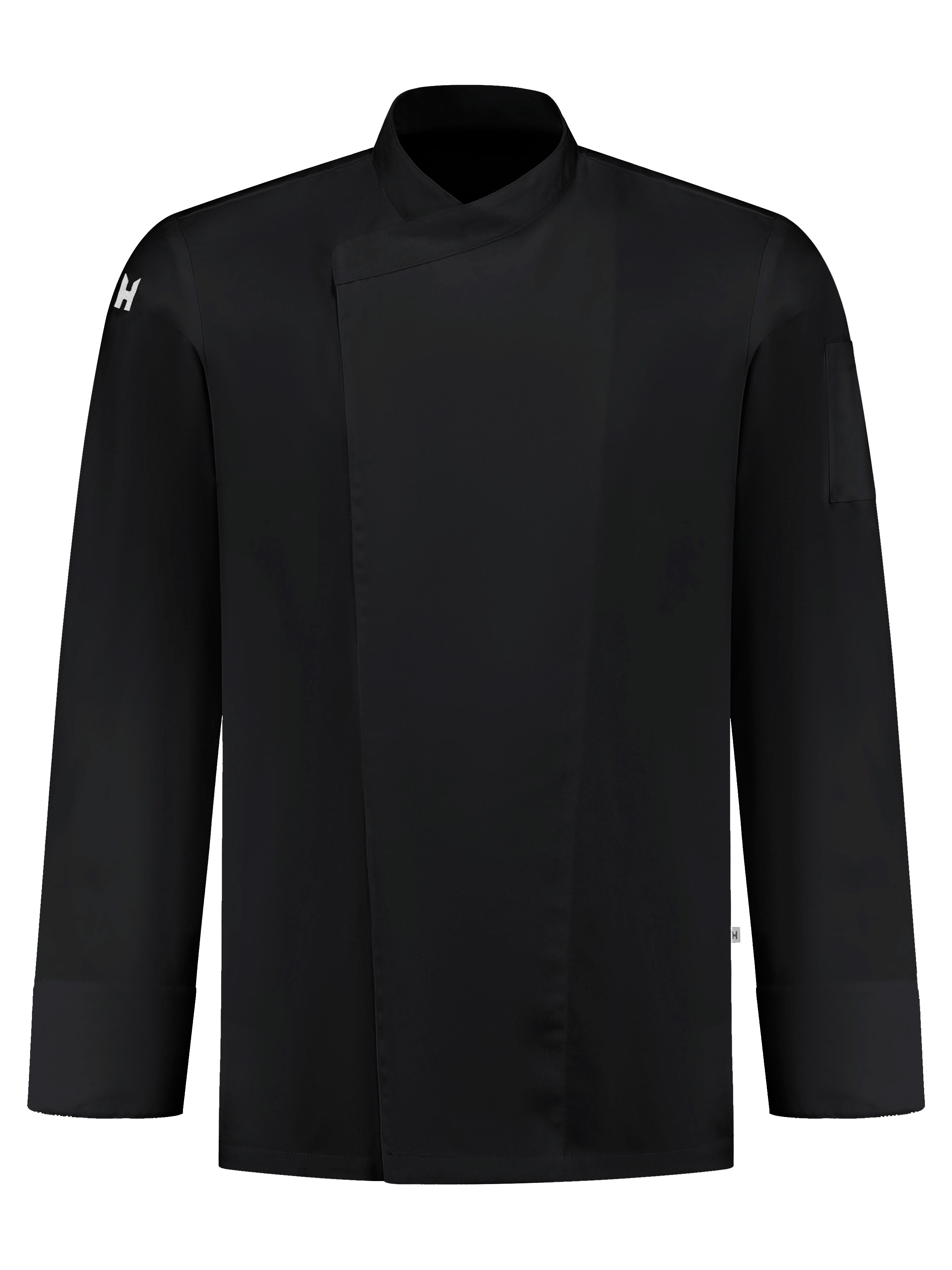 Chef Jacket Arnoux Black by Le Nouveau Chef - ChefsCotton