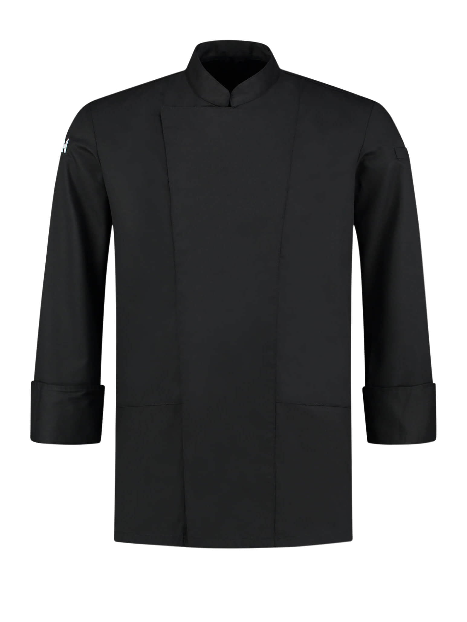 Chef Jacket Dave Black by Le Nouveau Chef - ChefsCotton
