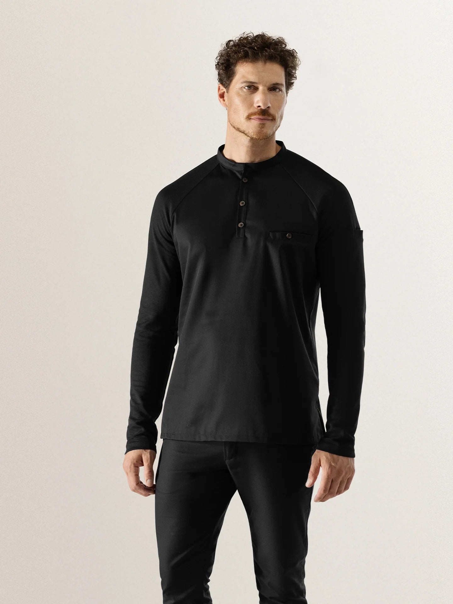 Chef Jacket Elias Black by Le Nouveau Chef - ChefsCotton