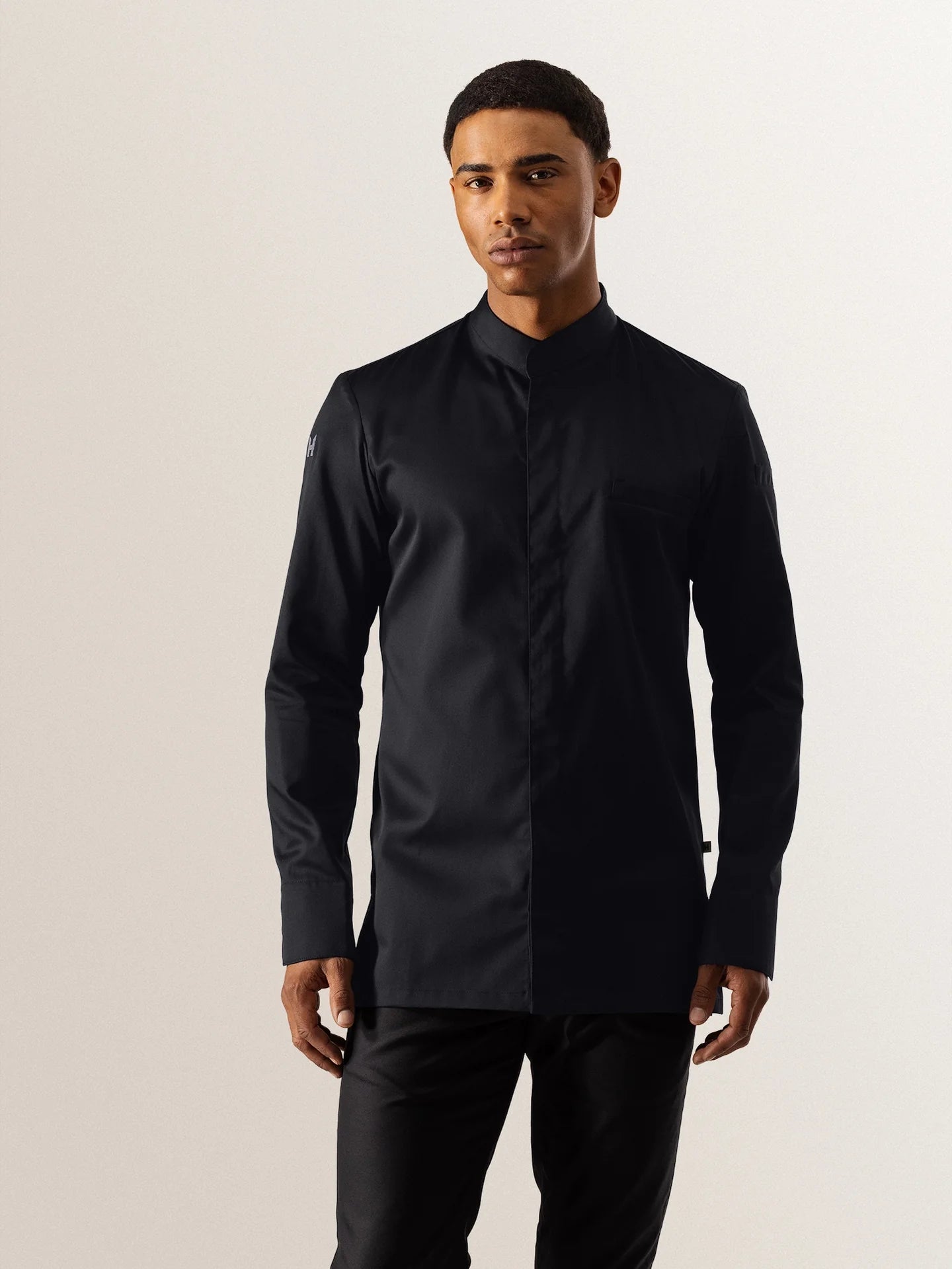Chef Jacket Gusto Black by Le Nouveau Chef - ChefsCotton