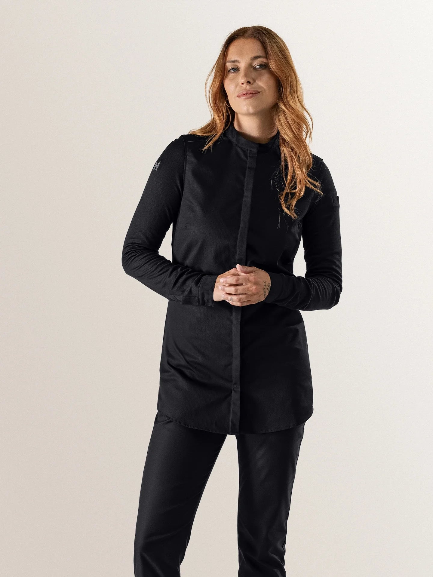 Chef Jacket Jolie Black by Le Nouveau Chef - ChefsCotton