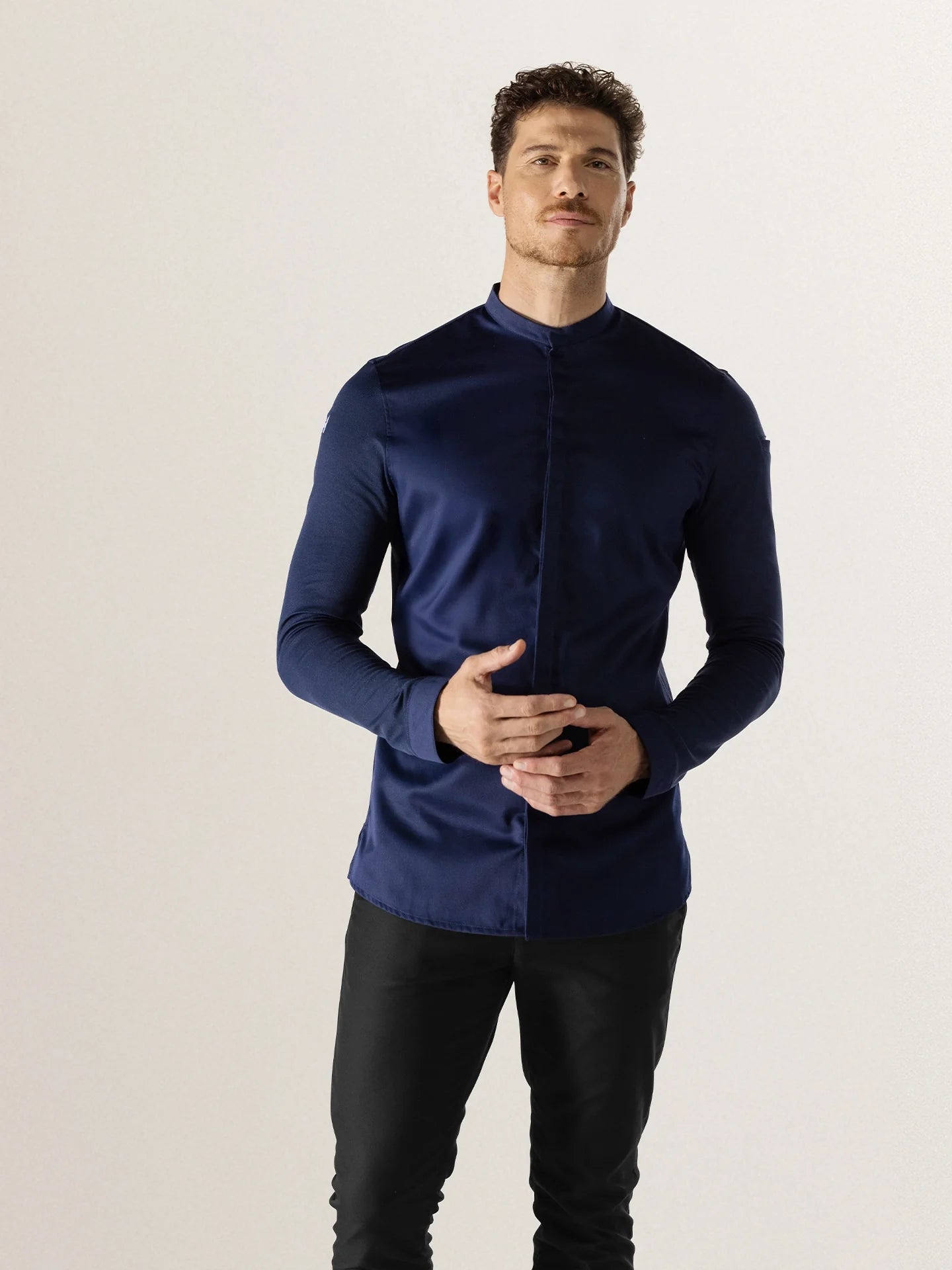 Chef Jacket Julien Patriot Blue by Le Nouveau Chef - ChefsCotton