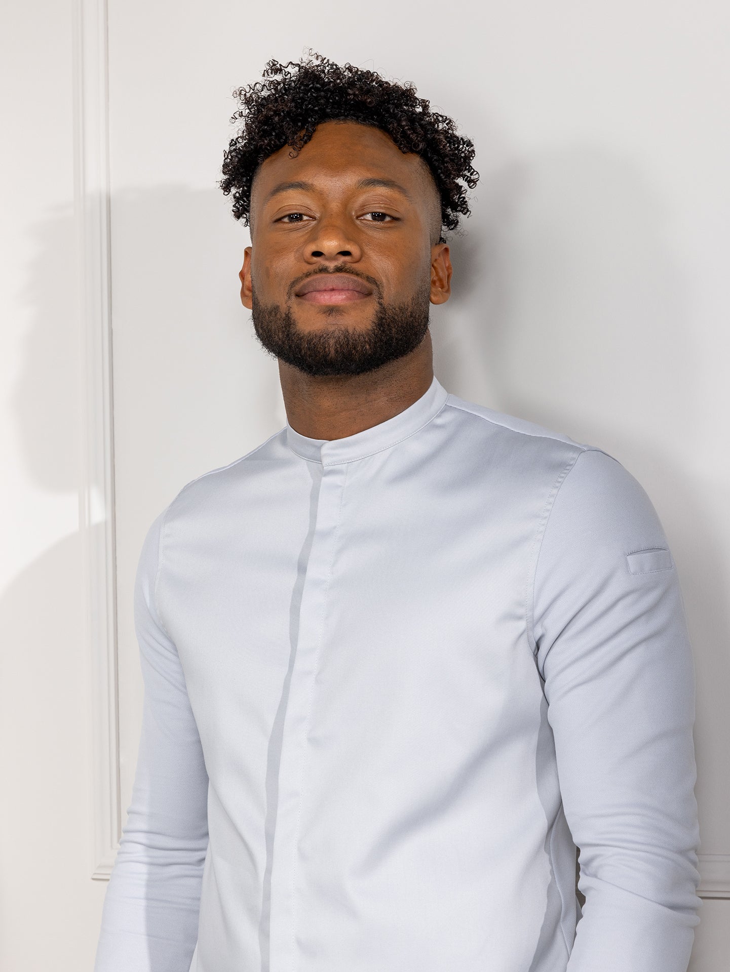 Chef Jacket Julien Pearl Grey by Le Nouveau Chef - ChefsCotton