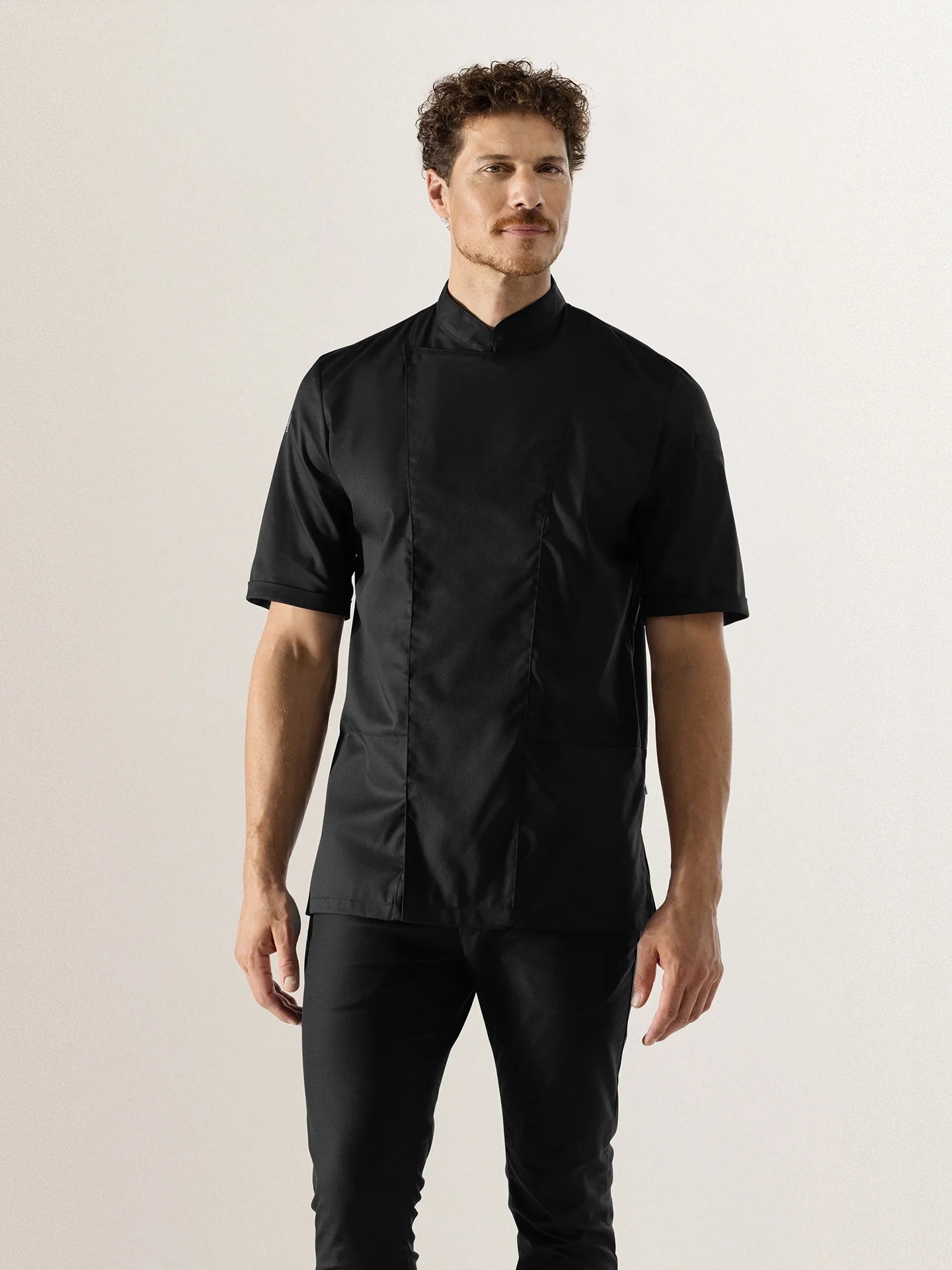 Chef Jacket Melvin Black by Le Nouveau Chef - ChefsCotton