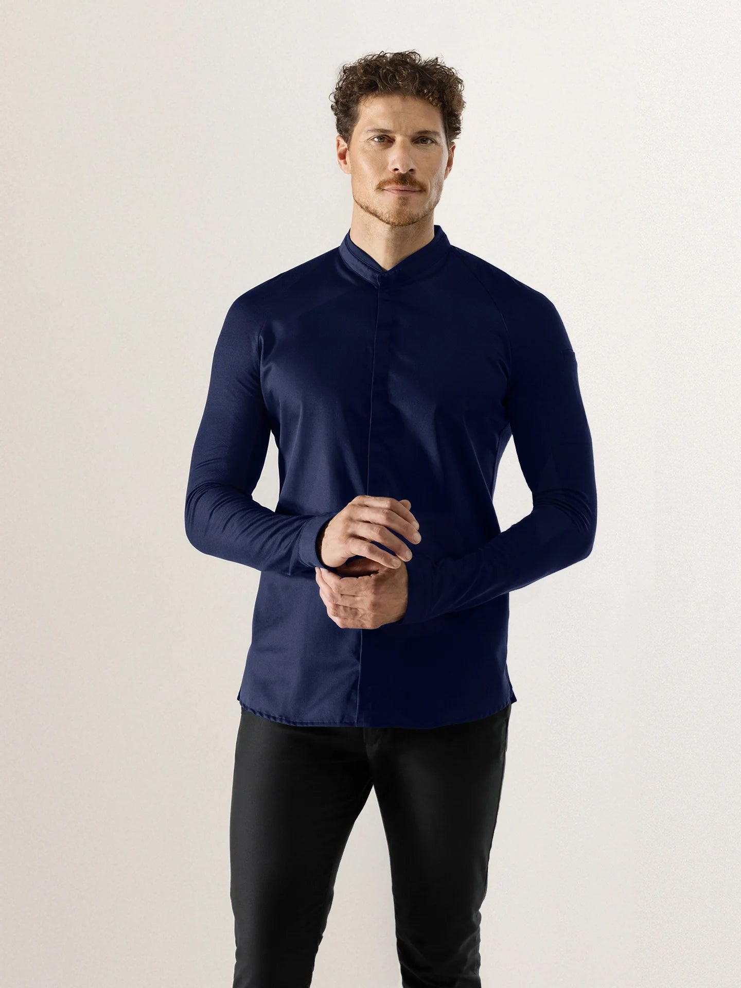 Chef Jacket Romain Patriot Blue by Le Nouveau Chef - ChefsCotton