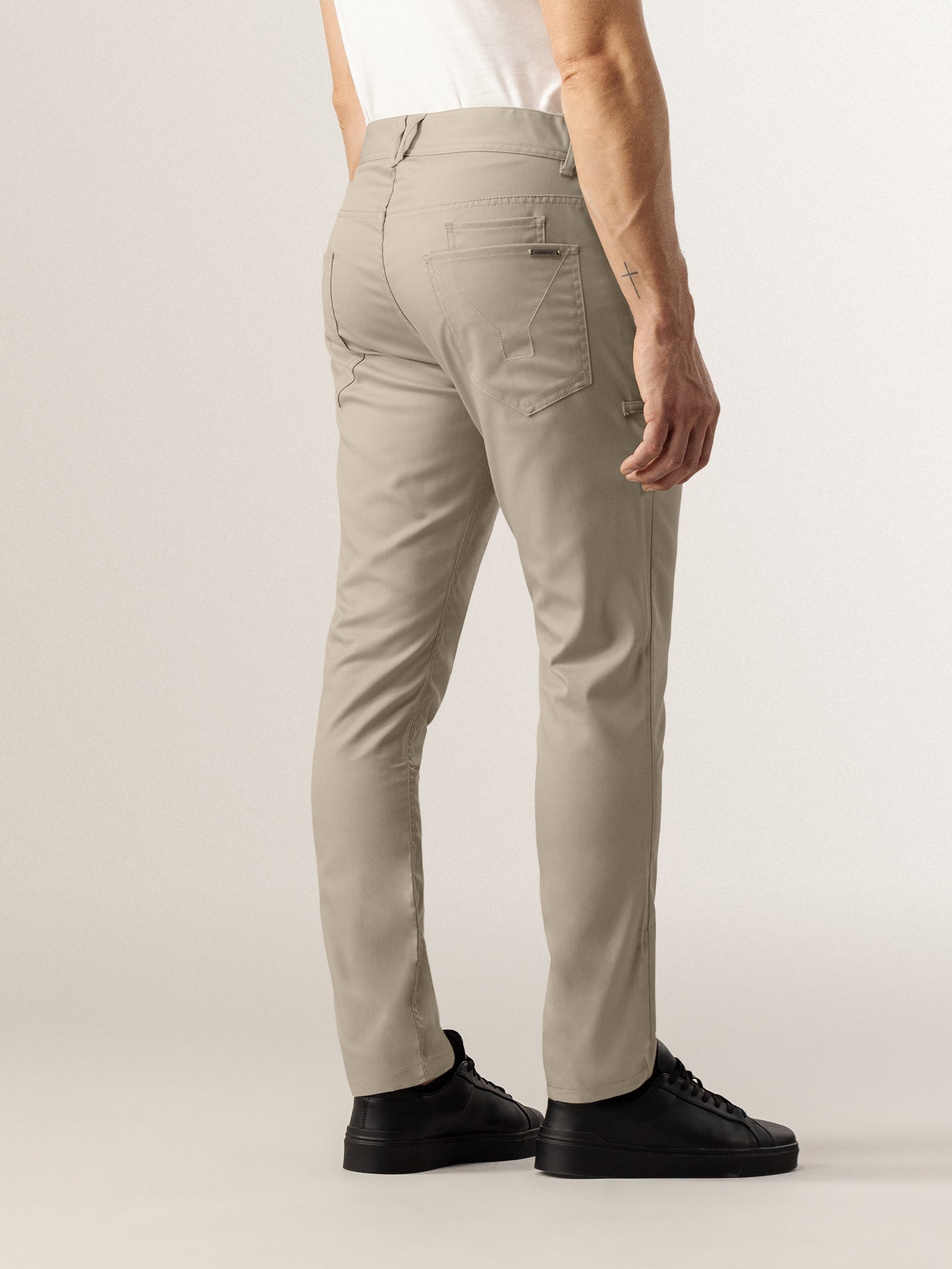 Chef Pants Chicago Sand Denim by Le Nouveau Chef - ChefsCotton