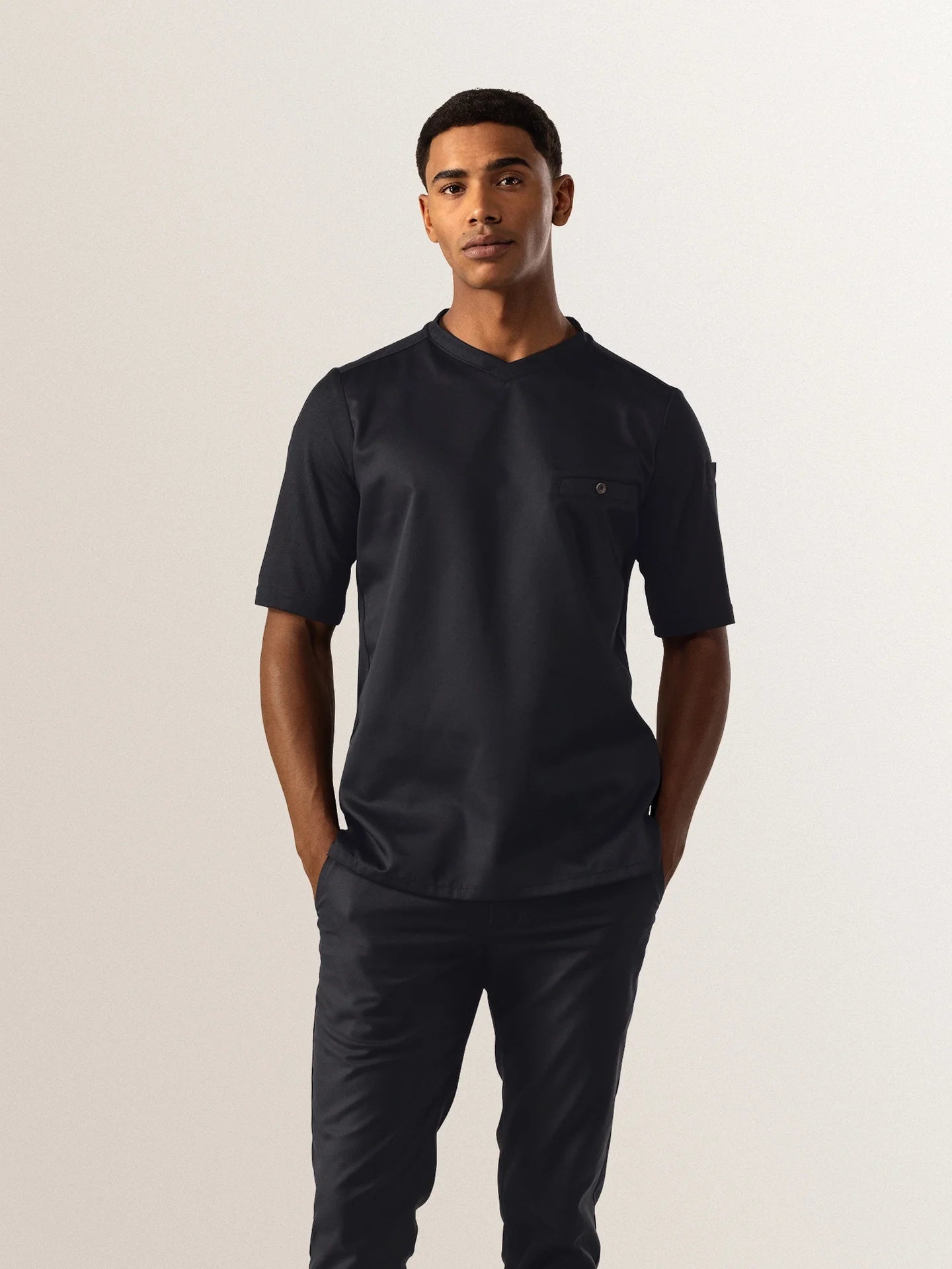 Chef T-Shirt Ferre Black by Le Nouveau Chef - ChefsCotton