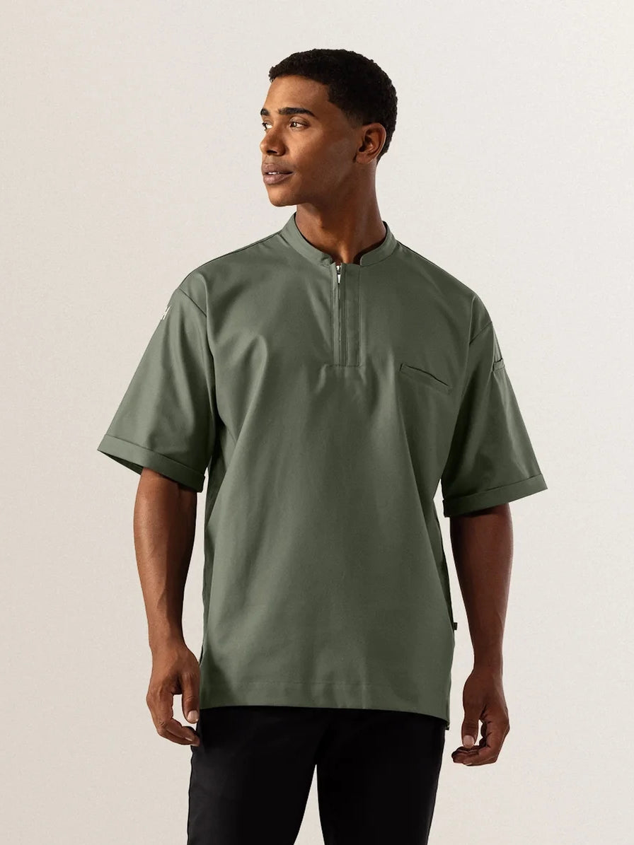 Chef T-shirt Henrique Pine Green by Le Nouveau Chef - ChefsCotton