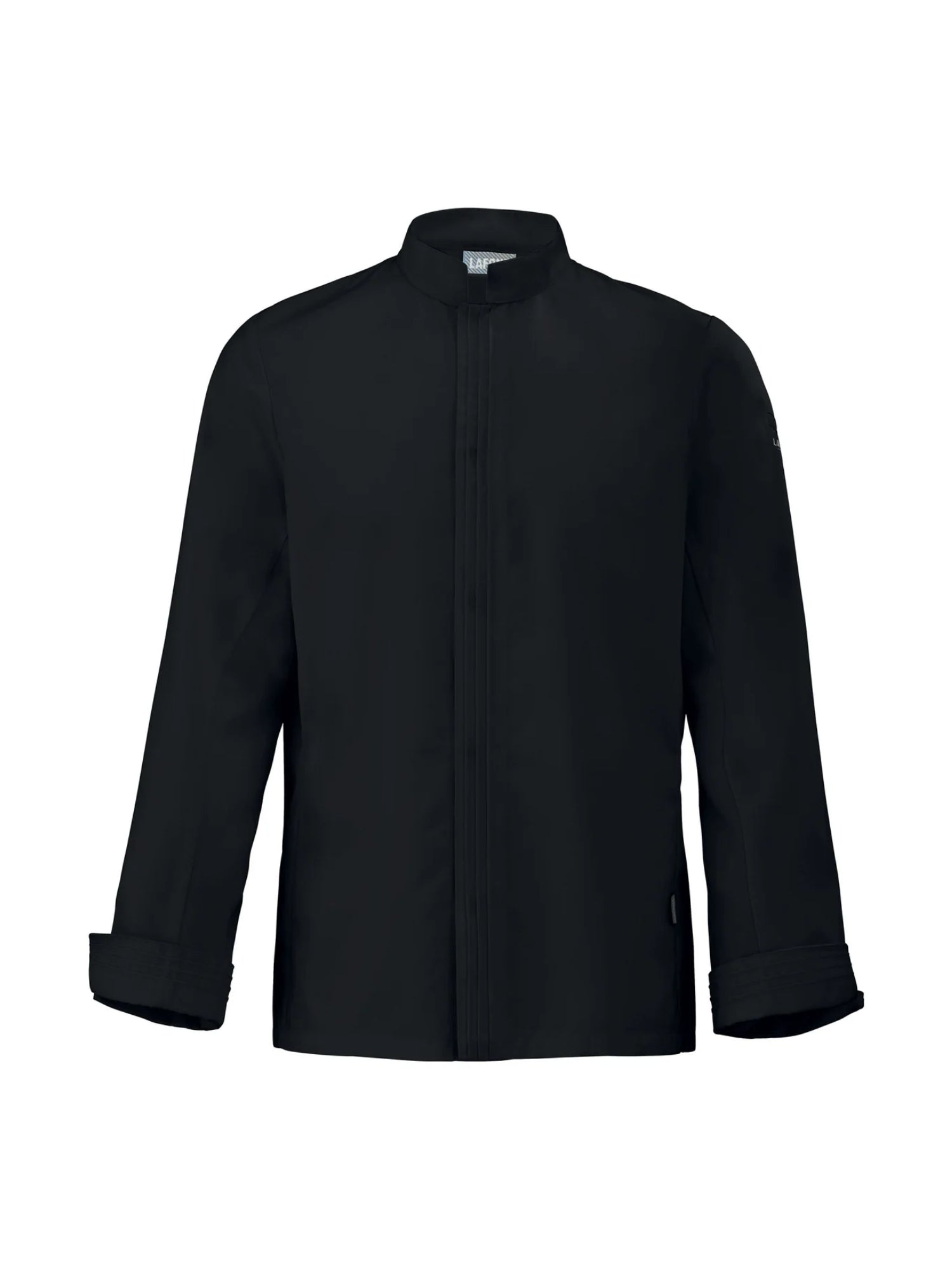 Men's Chef Jacket Cristal Pi Black by LaFont - ChefsCotton