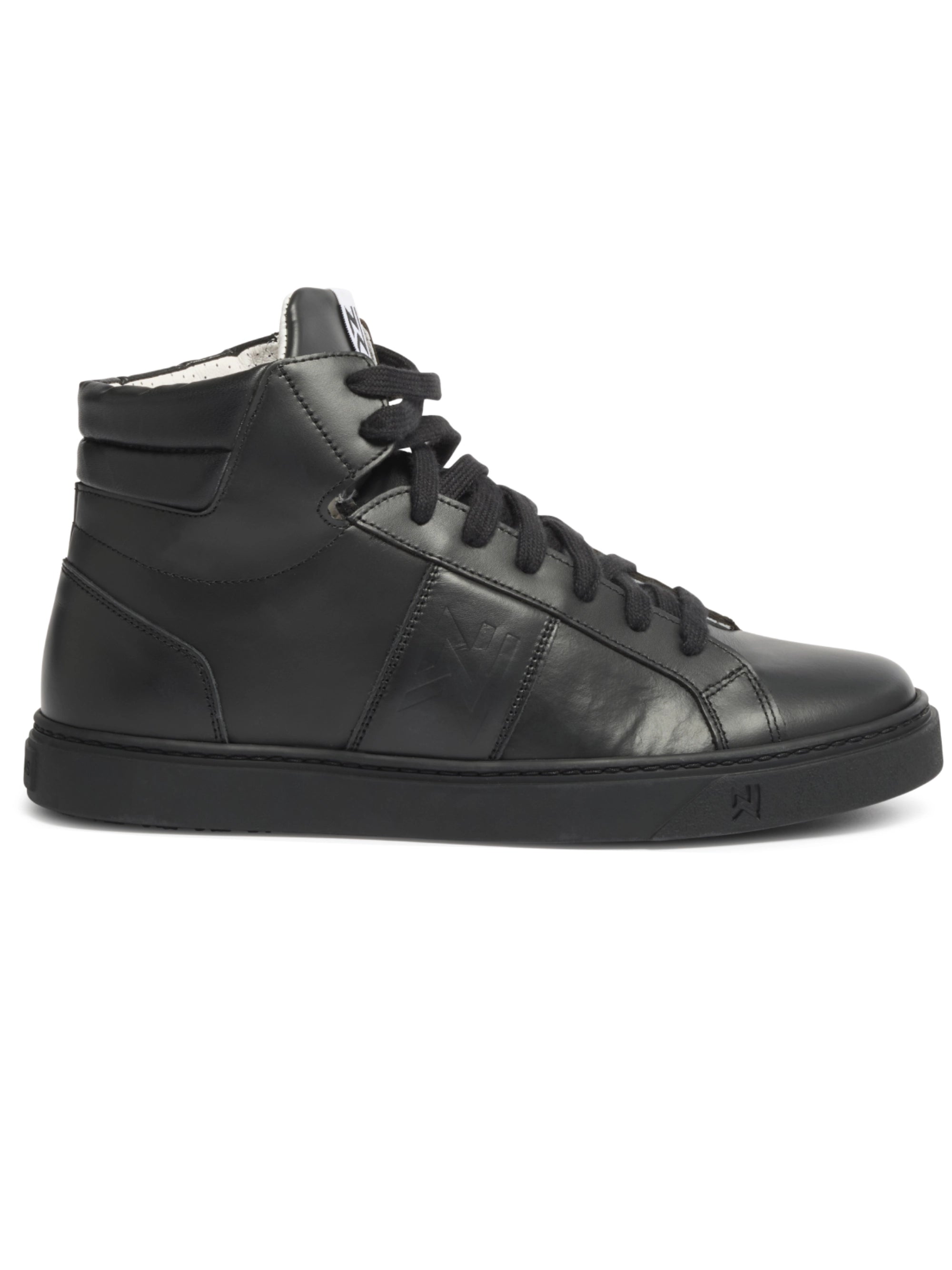 Non-Slip Work Sneaker MAEL High-Top Black by Nordways - ChefsCotton