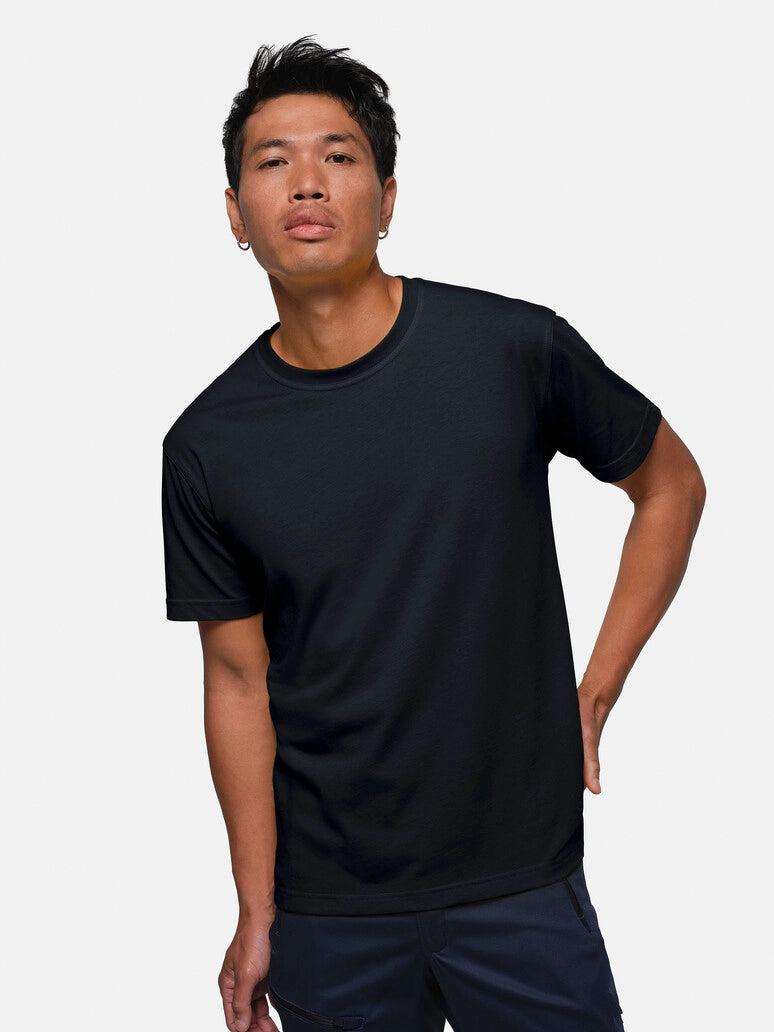 Performance Unisex T-Shirt Mikralinar® Black by Hakro - ChefsCotton