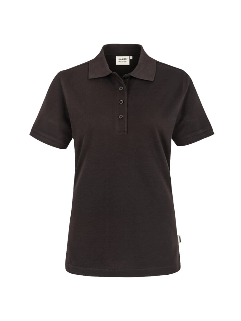Performance Women Polo Mikralinar® Chocolate by Hakro - ChefsCotton