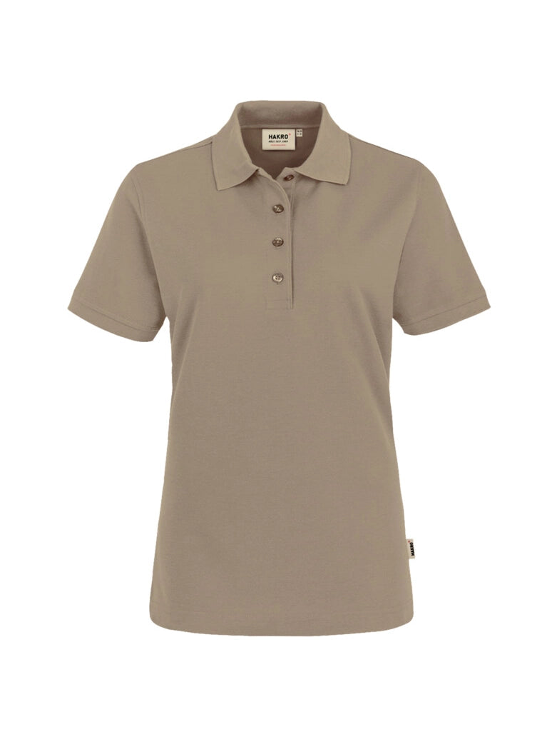 Performance Women Polo Mikralinar® Khaki by Hakro - ChefsCotton