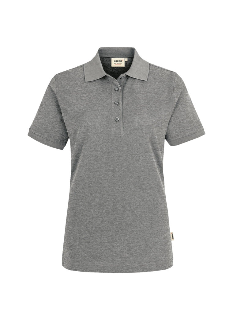 Performance Women Polo Mikralinar® Mottled Grey by Hakro - ChefsCotton