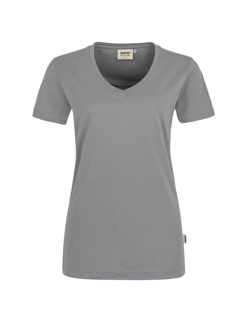 Performance Women V-Shirt Mikralinar® Titanium by Hakro - ChefsCotton
