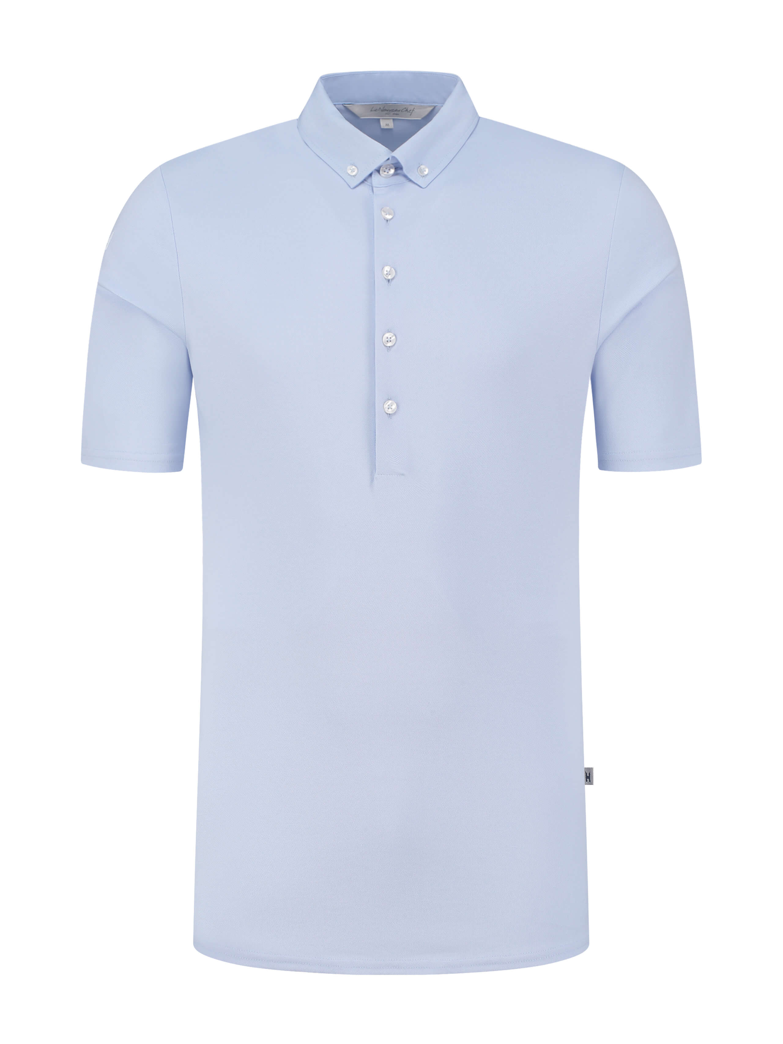 Polo Matteo Light Blue by Le Nouveau Chef - ChefsCotton