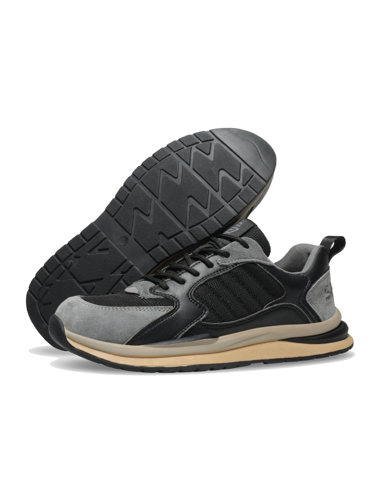 Safety Sneaker Venu Black/Grey by Shraks - ChefsCotton