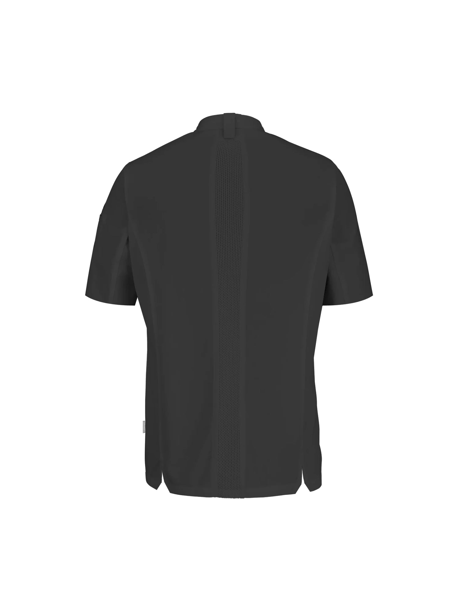 Short-Sleeved Chef Jacket Lemongrass 2 Black by LaFont - ChefsCotton