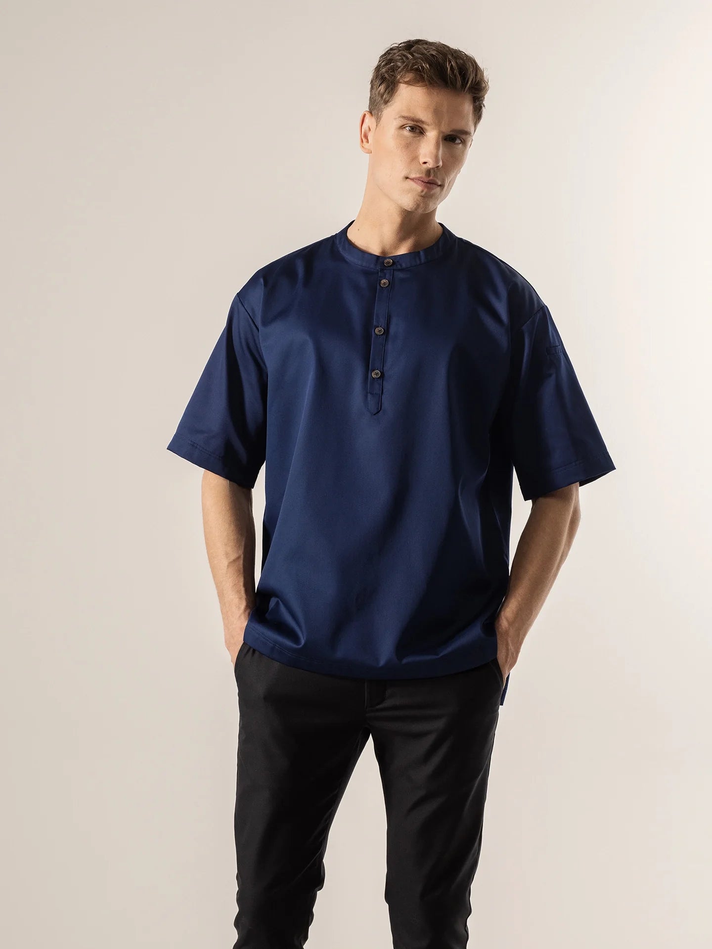 T-shirt Gorgio Patriot Blue by Le Nouveau Chef - ChefsCotton