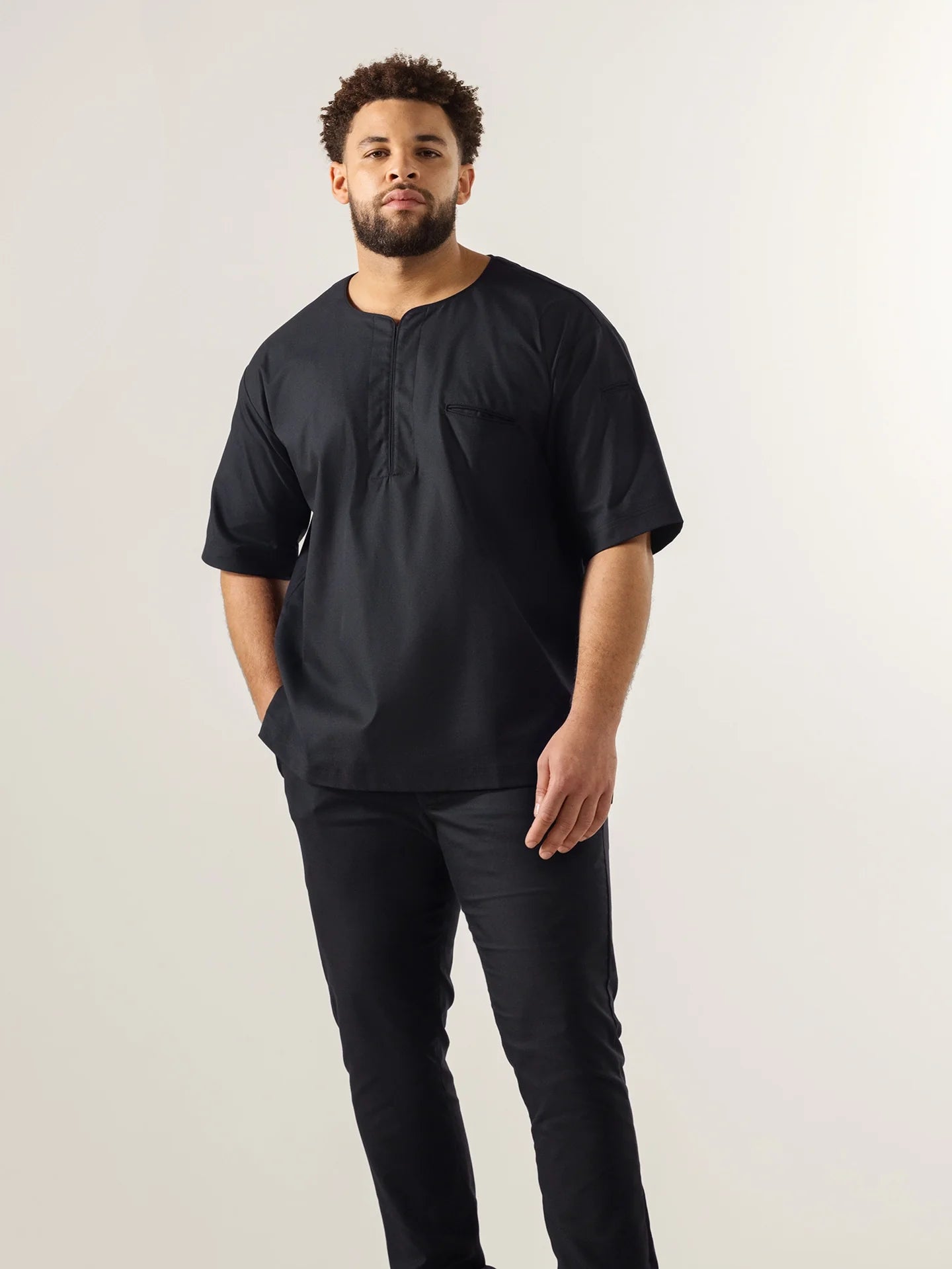 T-shirt Norian Black by Le Nouveau Chef - ChefsCotton