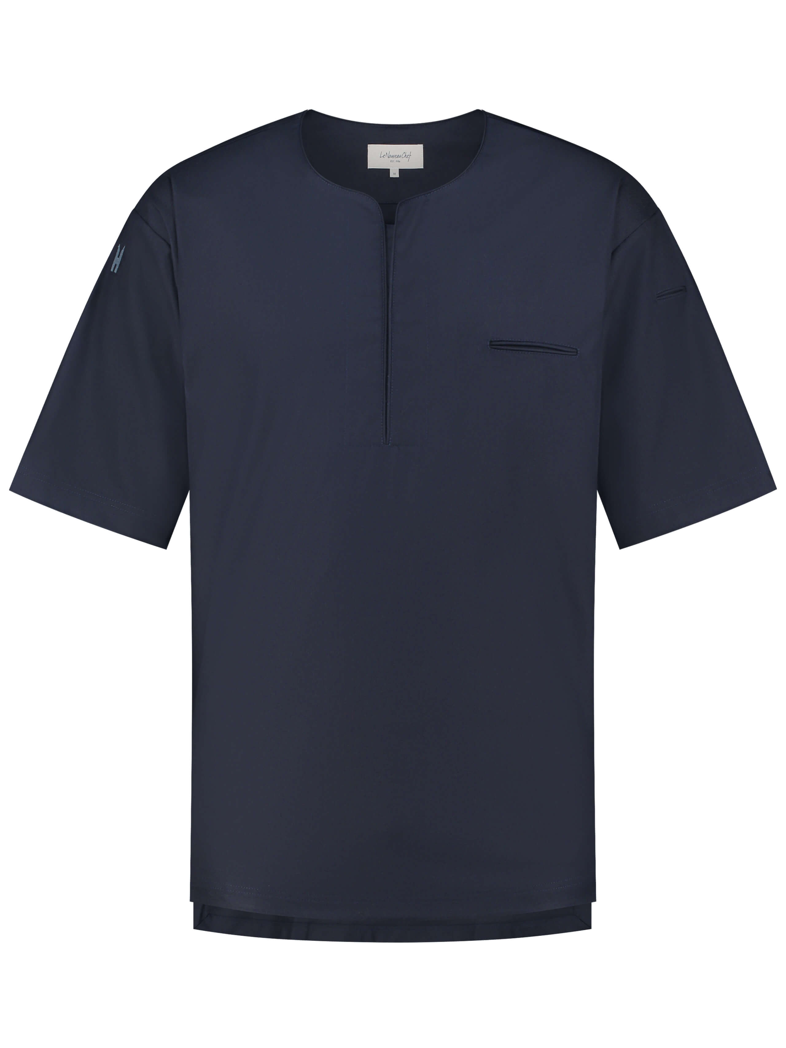 T-shirt Norian Deep Blue by Le Nouveau Chef - ChefsCotton