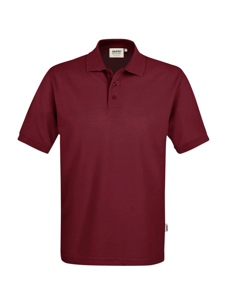 Unisex Polo Performance Mikralinar® Burgundy by Hakro - ChefsCotton