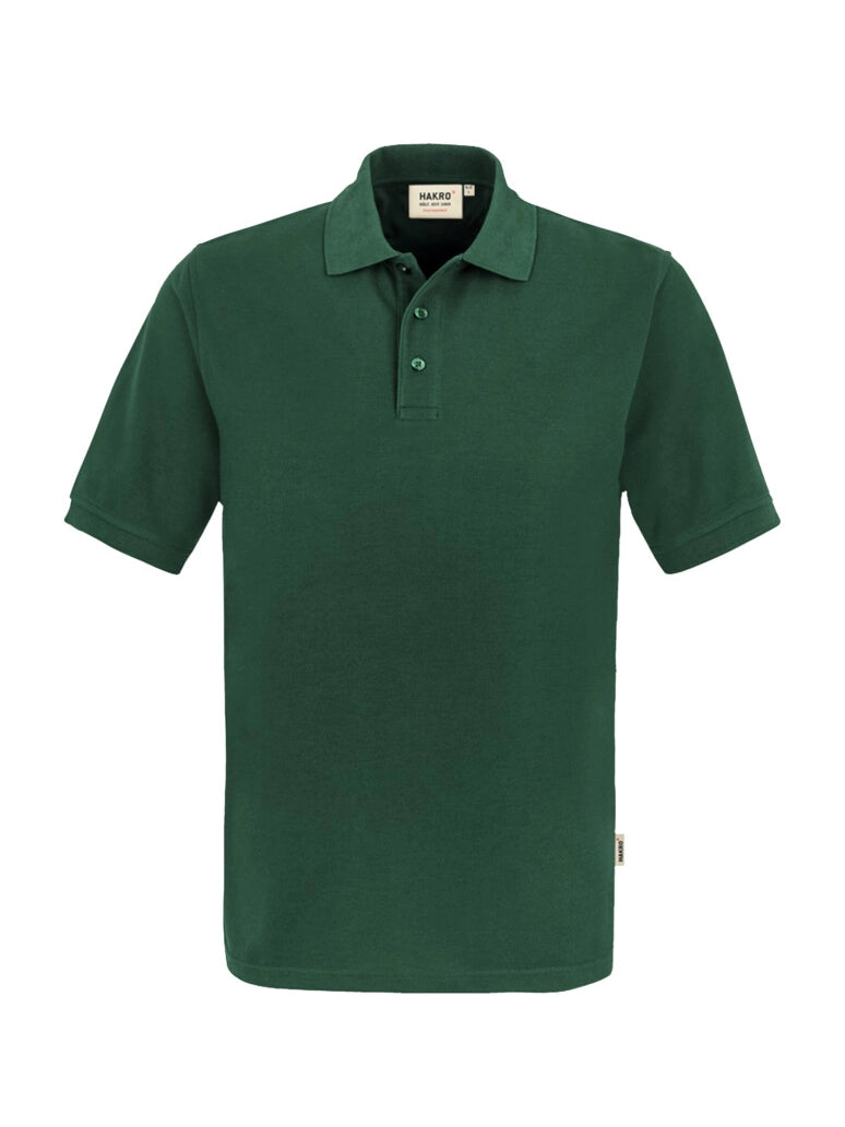 Unisex Polo Performance Mikralinar® Pine Green by Hakro - ChefsCotton