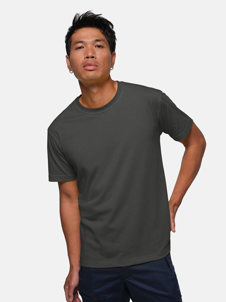 Unisex T-Shirt Performance Mikralinar® Carbon Grey by Hakro - ChefsCotton