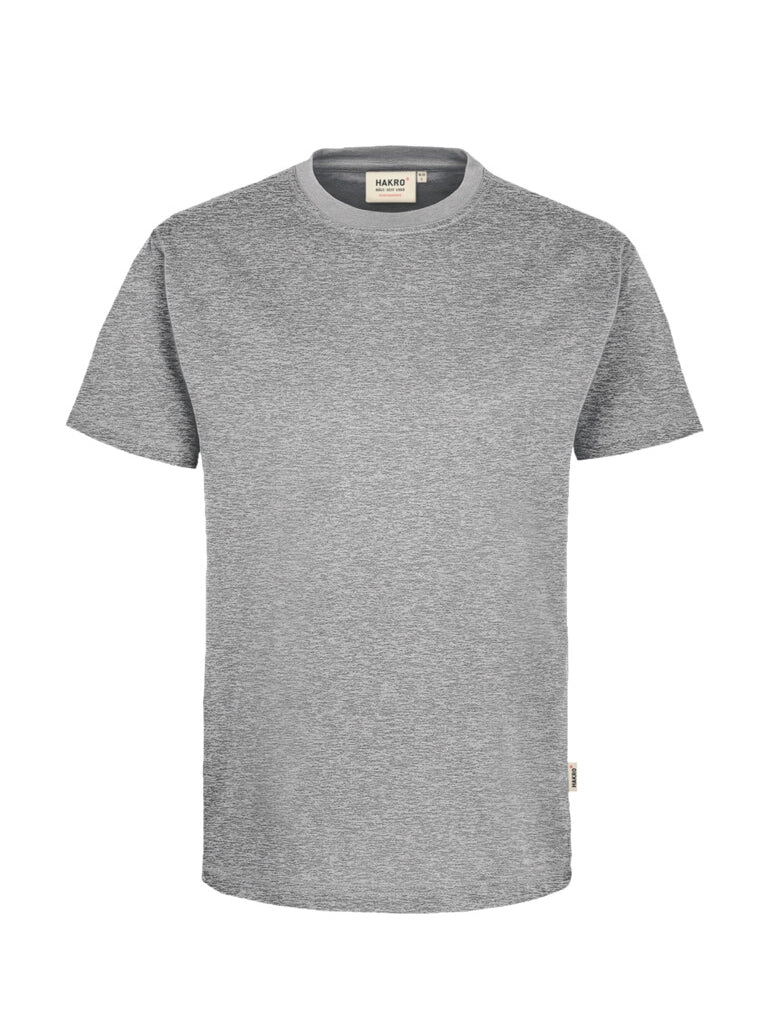 Unisex T-Shirt Performance Mikralinar® Mottled Grey by Hakro - ChefsCotton