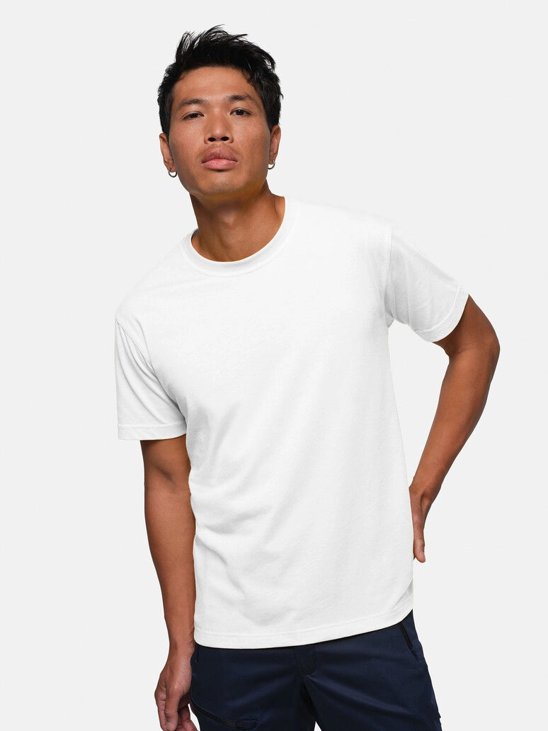 Unisex T-Shirt Performance Mikralinar® White by Hakro - ChefsCotton