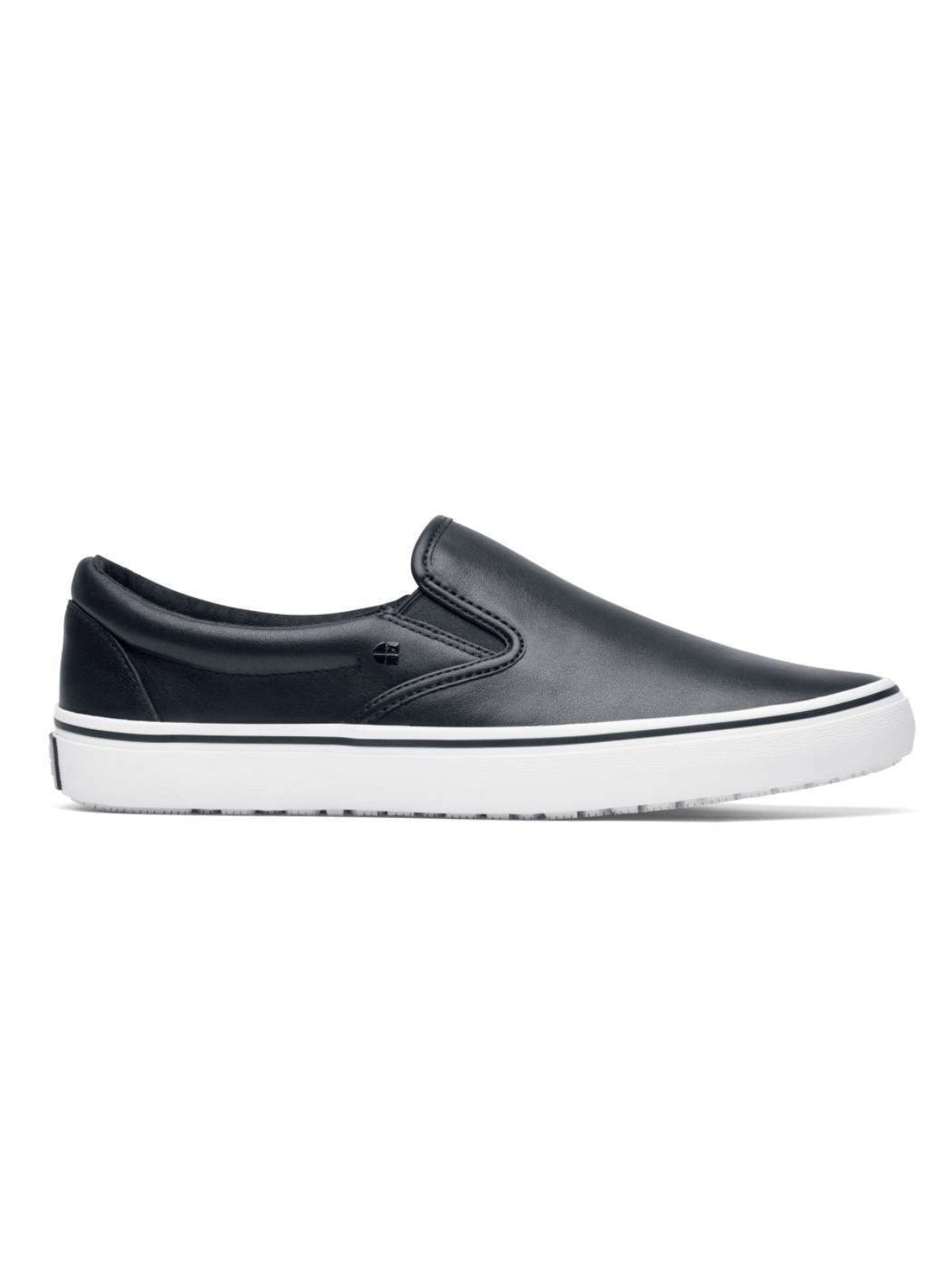 Unisex Work Shoe Merlin Black & White by Shoes For Crews - ChefsCotton