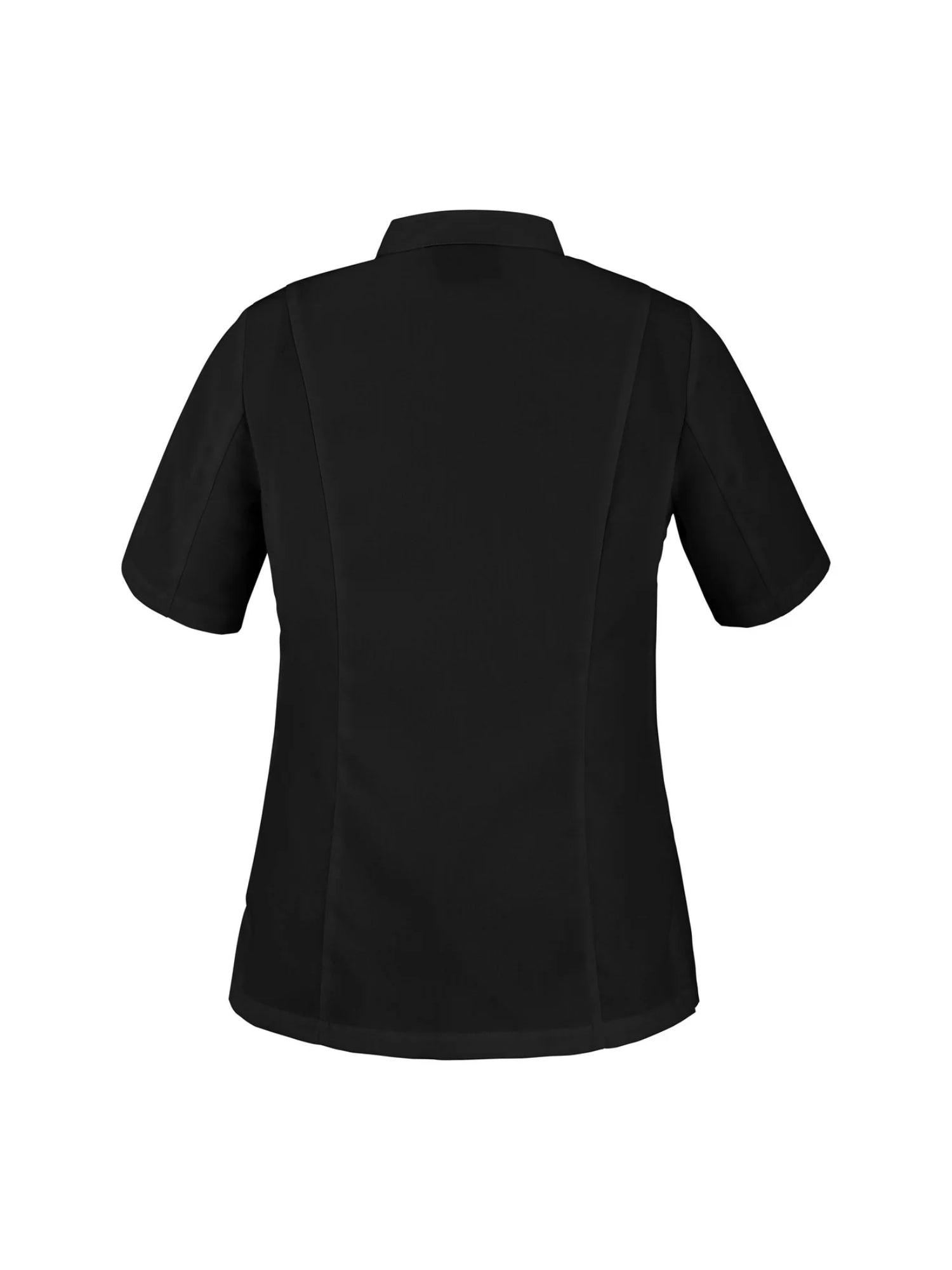 Women's Short-Sleeved Chef Jacket Cristal Pi Black by LaFont - ChefsCotton
