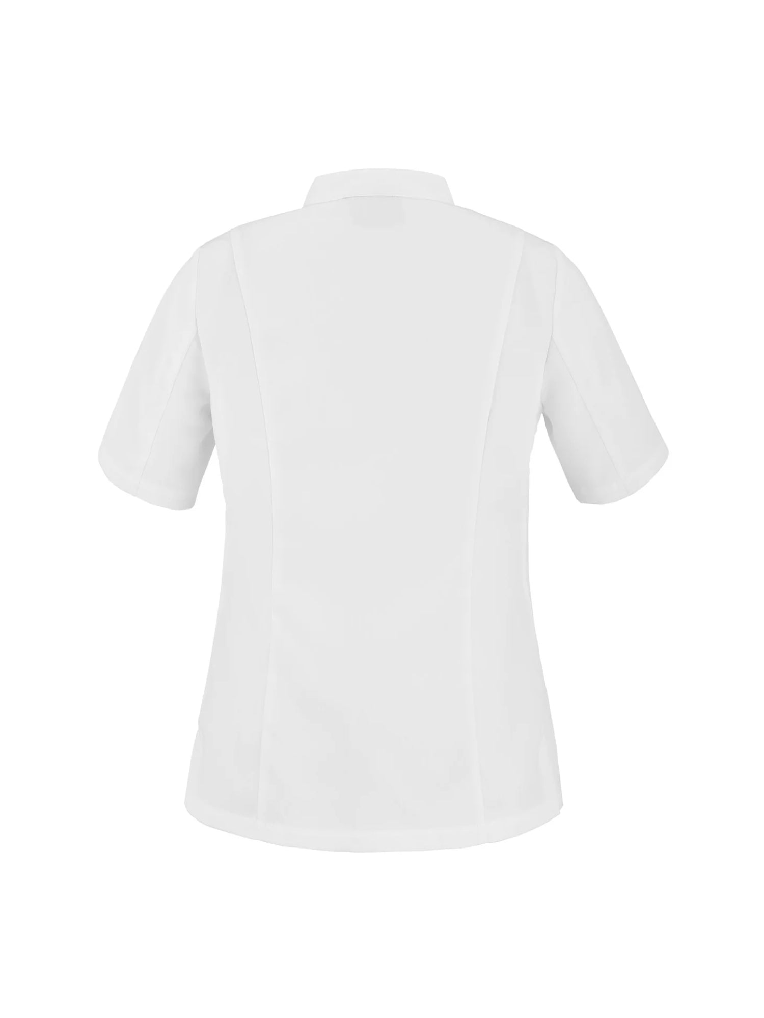 Women's Short-Sleeved Chef Jacket Cristal Pi White by LaFont - ChefsCotton