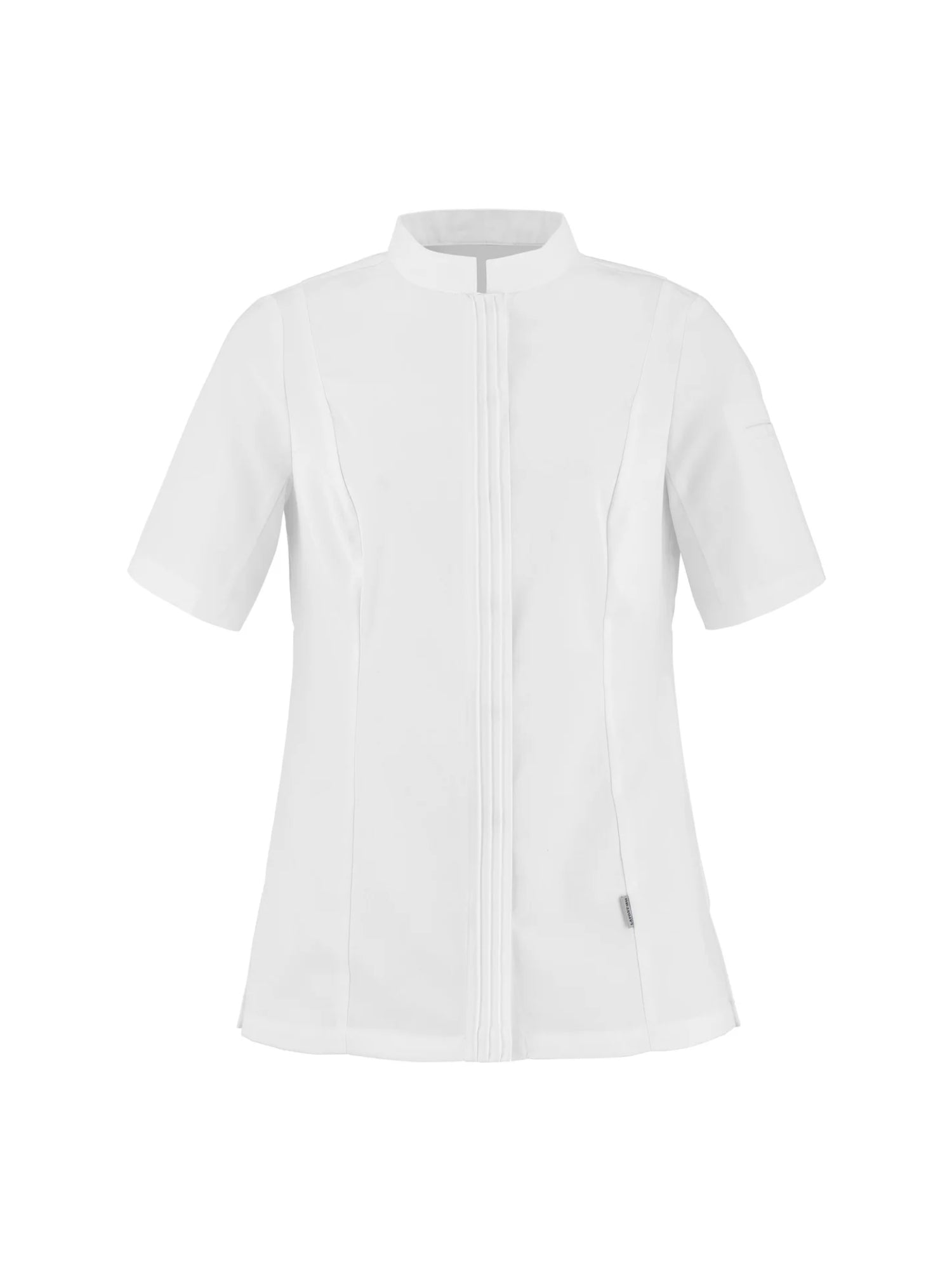 Women's Short-Sleeved Chef Jacket Cristal Pi White by LaFont - ChefsCotton