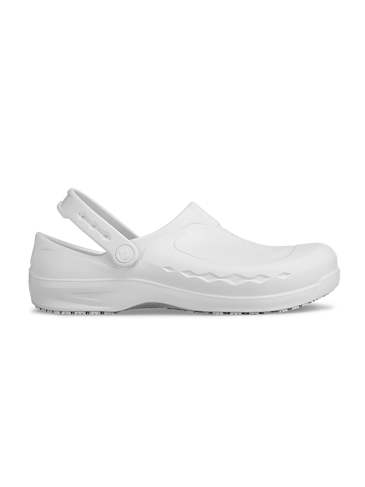 Unisex Work Shoe Zinc White by Shoes For Crews - ChefsCotton