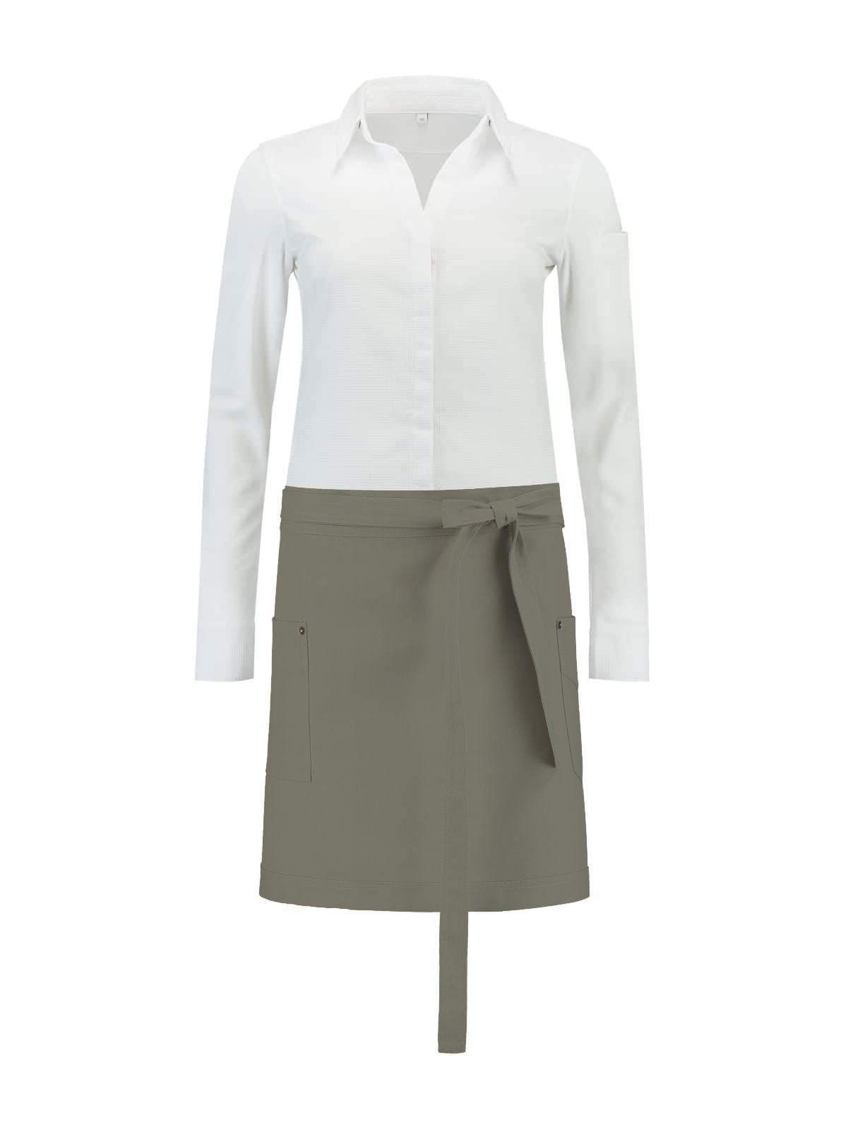 Apron Kansas Green Canvas by Le Nouveau Chef -  ChefsCotton