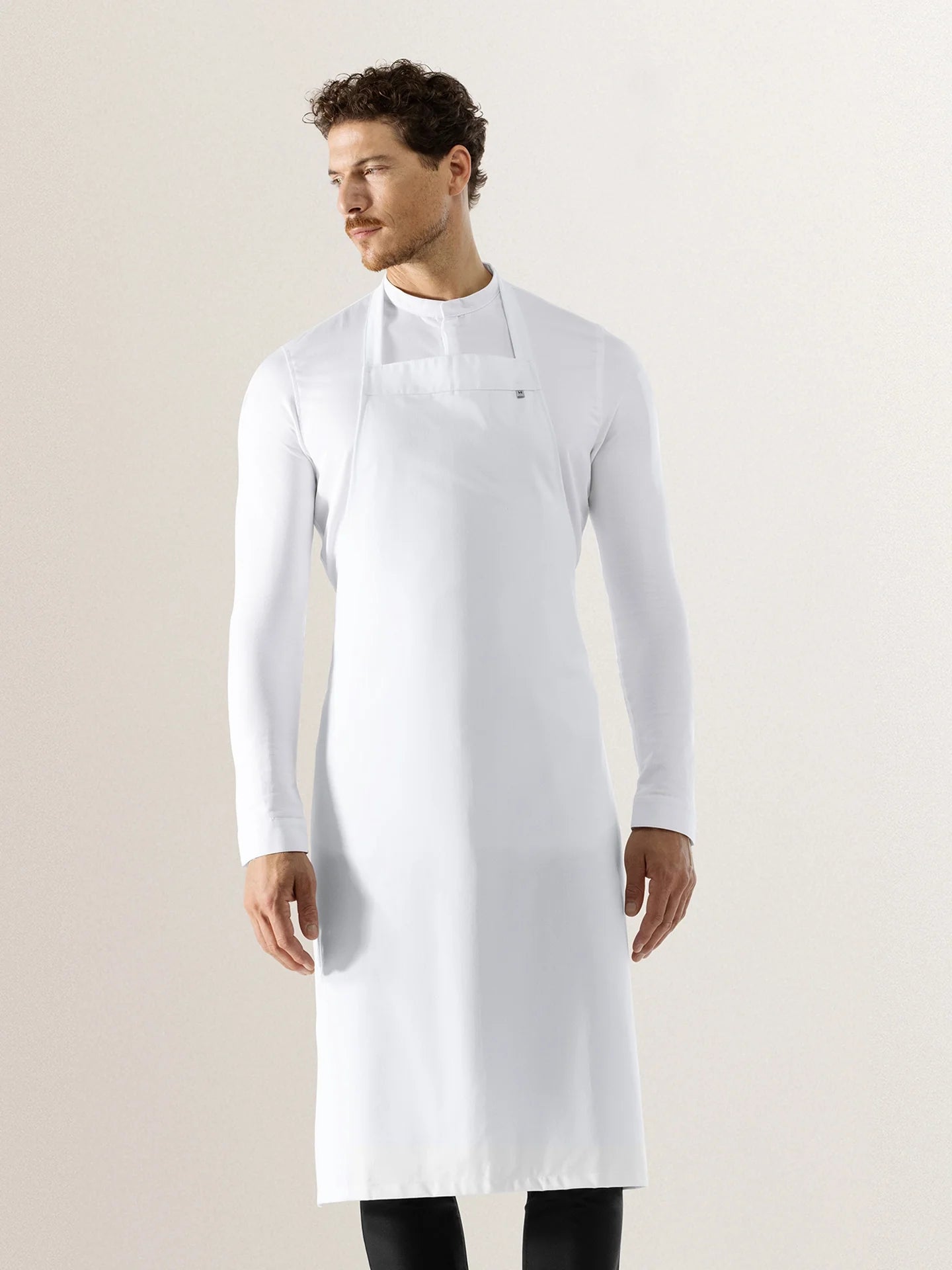 Bib Apron Denver White by Le Nouveau Chef -  ChefsCotton